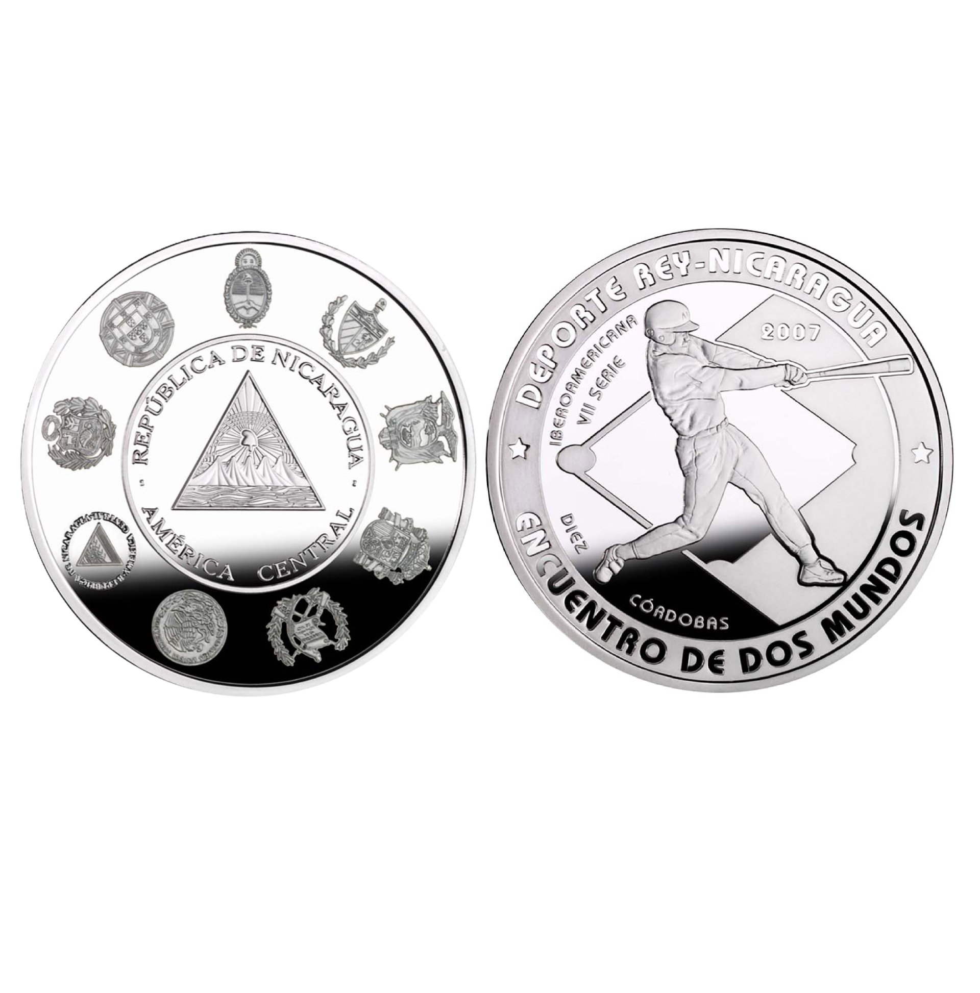 10 Córdobas Baseball (2007) — Nicaragua