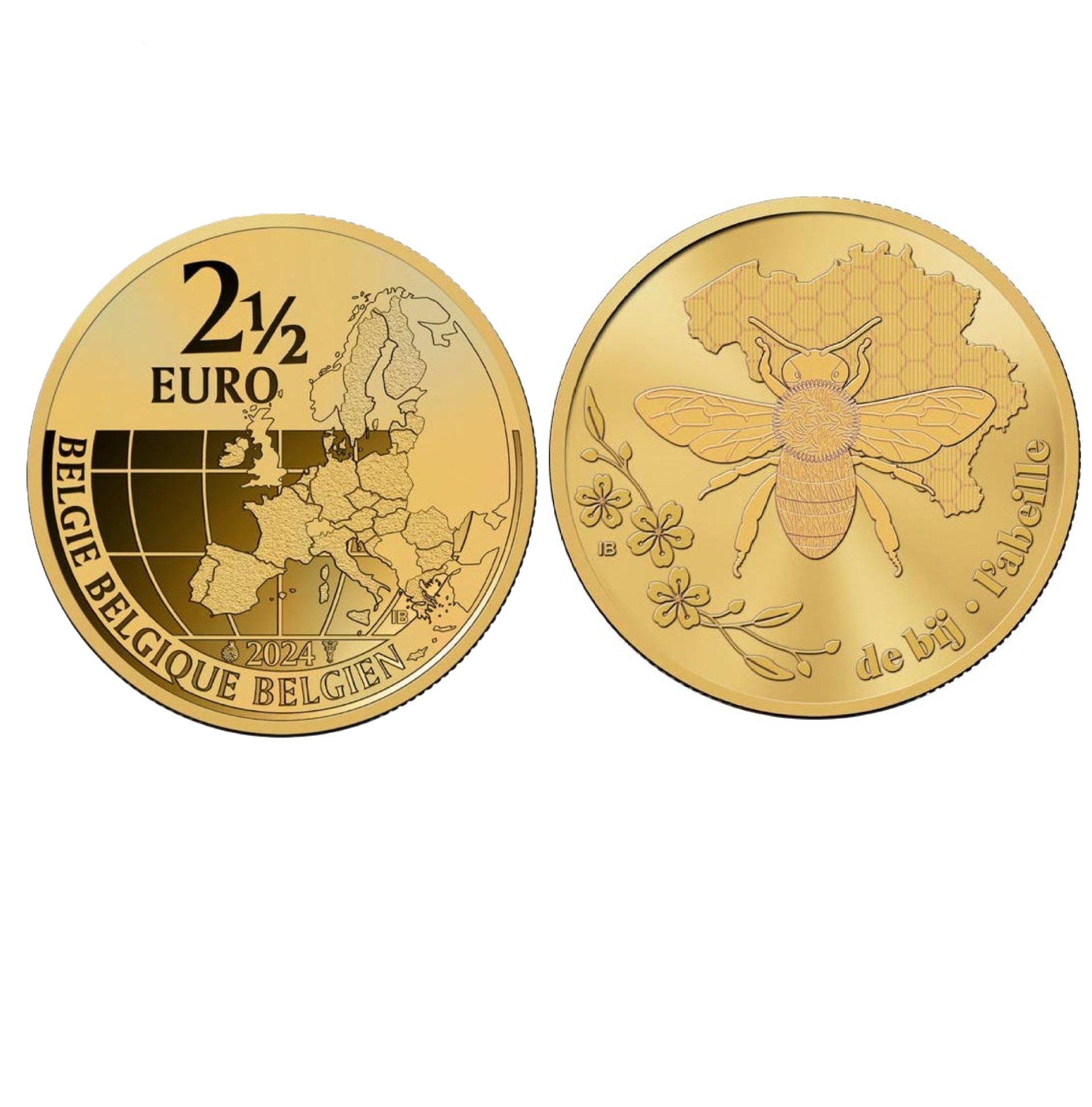 2½ Euro Philippe The Bee in Belgium (2024) — Belgium