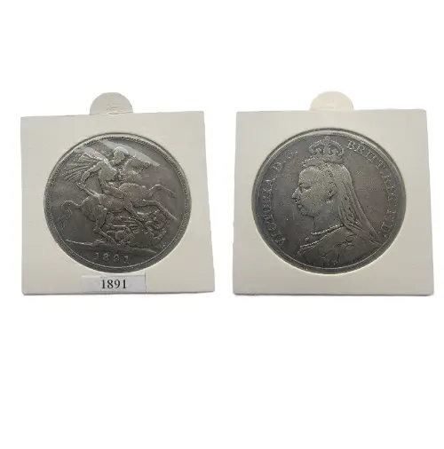 ½ Crown - Victoria 2nd portrait (1891) — United Kingdom