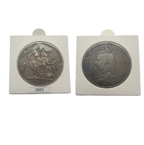 ½ Crown - Victoria 2nd portrait (1892) — United Kingdom