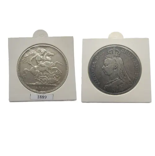 ½ Crown - Victoria 2nd portrait (1889) — United Kingdom