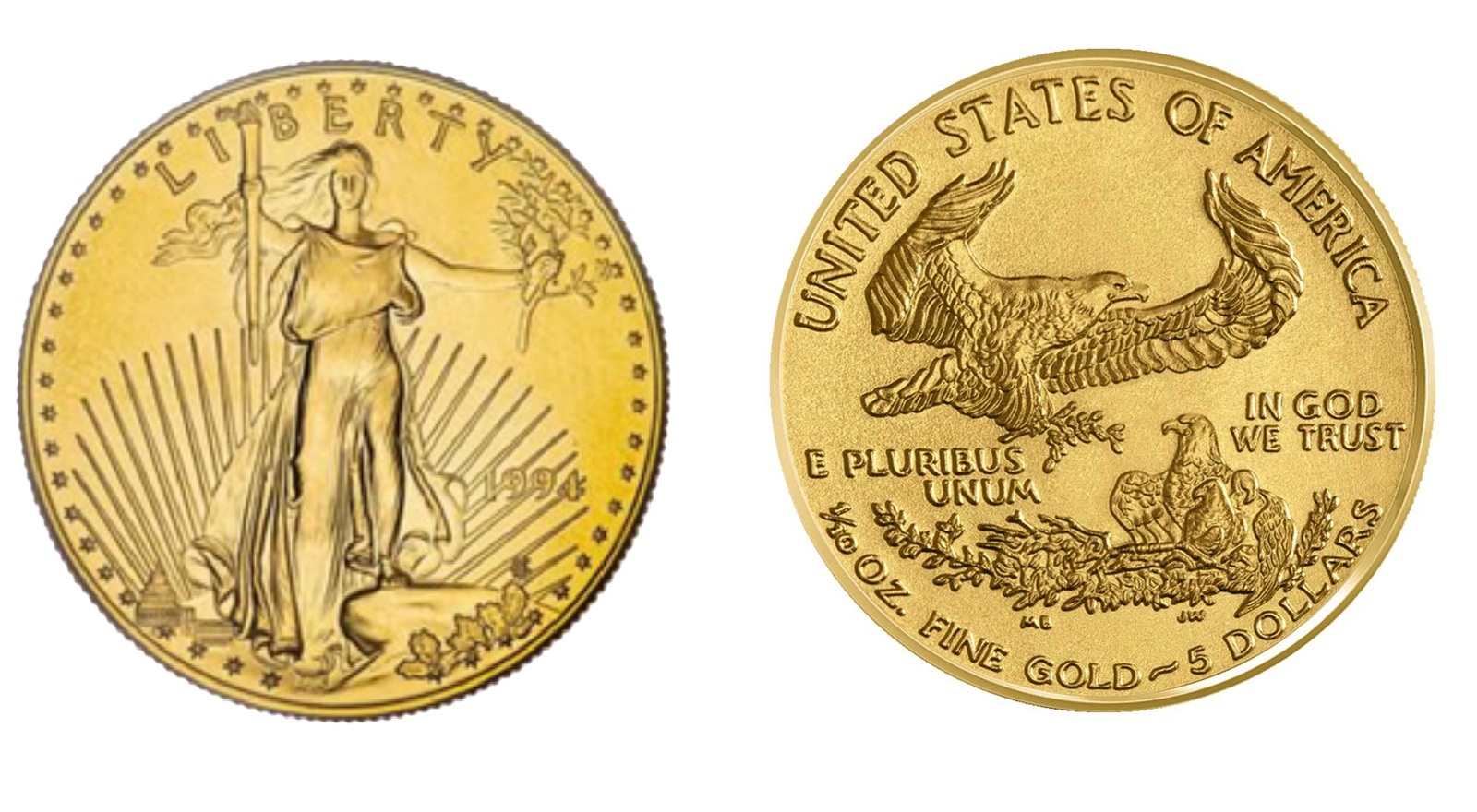 50 Dollars "American Gold Eagle" Bullion Coinage (1994) — United States