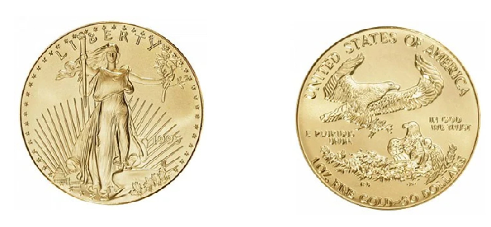 50 Dollars "American Gold Eagle" Bullion Coinage (1995) — United States