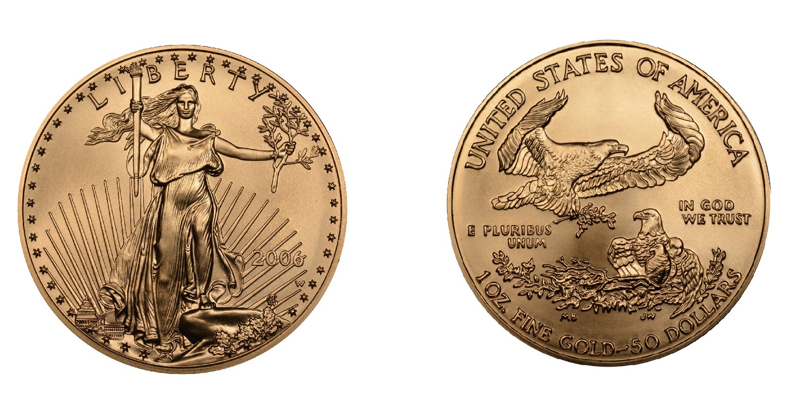 50 Dollars "American Gold Eagle" Bullion Coinage (2006) — United States