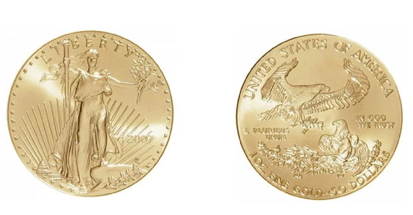 50 Dollars "American Gold Eagle" Bullion Coinage (2007) — United States