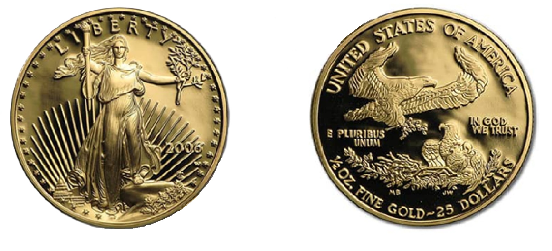 50 Dollars "American Gold Eagle" Bullion Coinage (2006) — United States