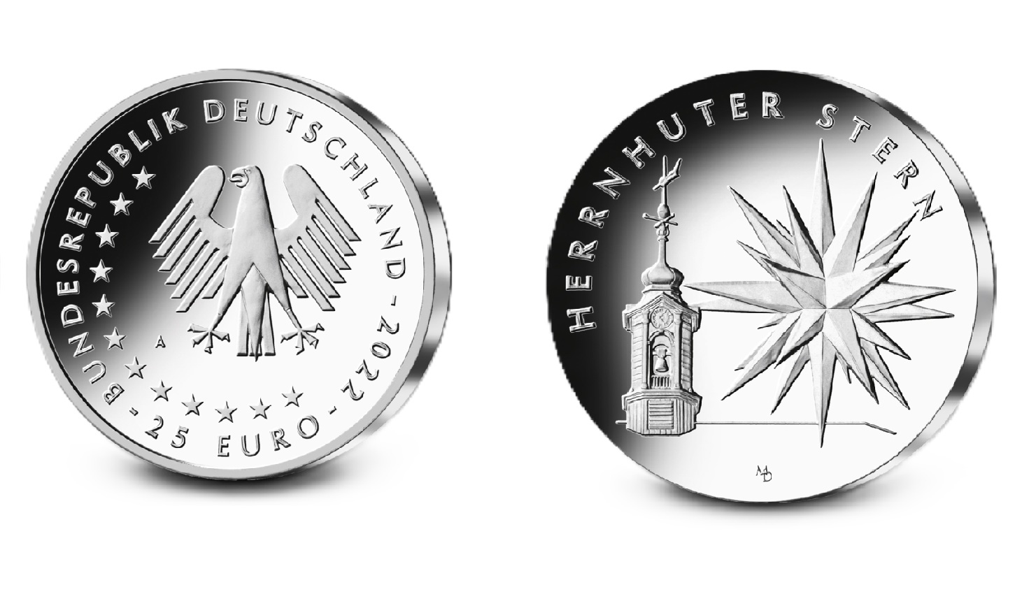 25 Euros Moravian Star (2022) — Germany