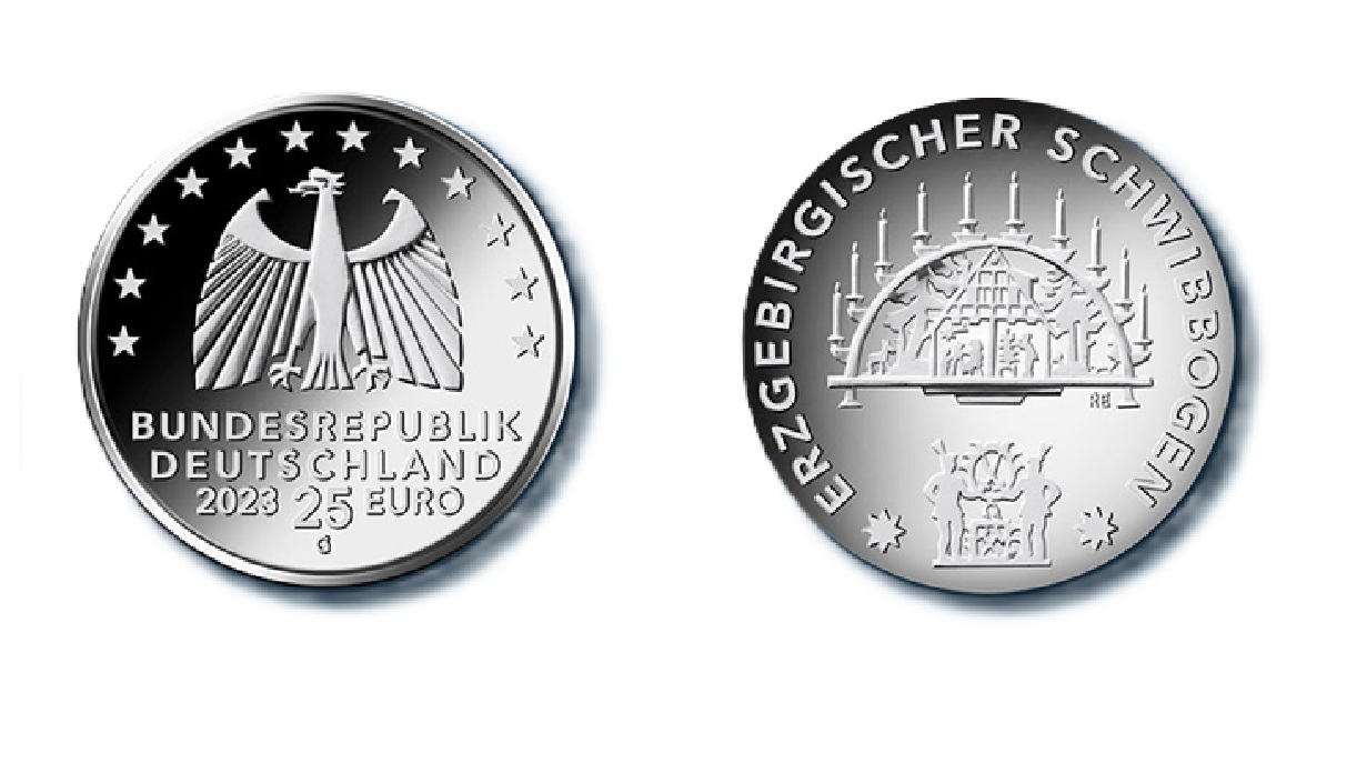 25 Euros Schwibbogen from Ore Mountains (2023) — Germany
