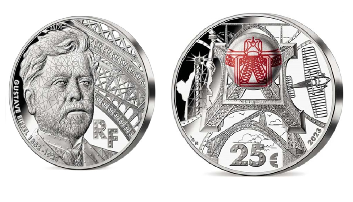 25 Euros Gustave Eiffel (2023) — France