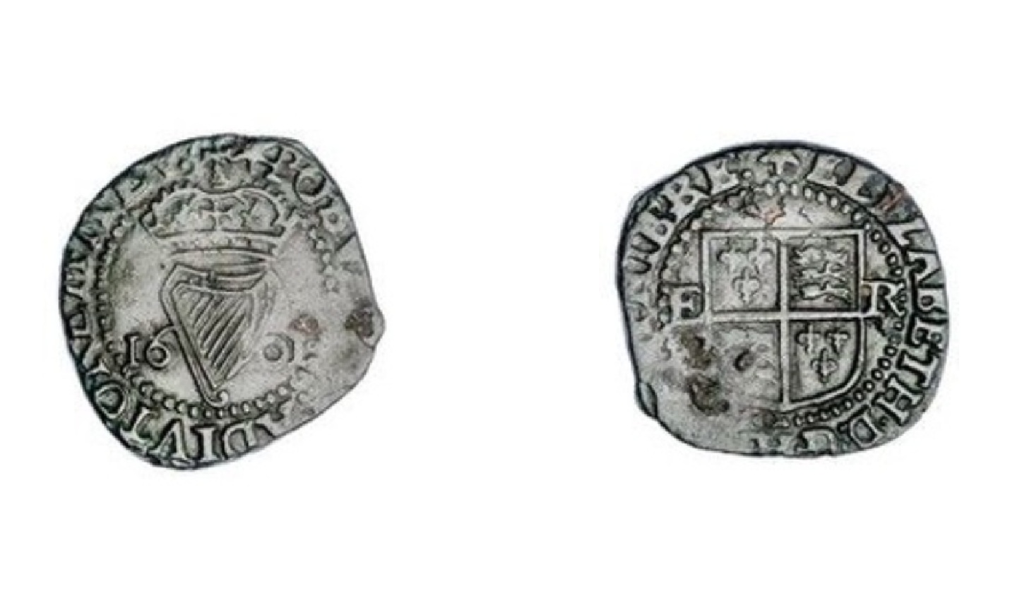 ½ Penny - Elizabeth I Third coinage (1601) — Ireland