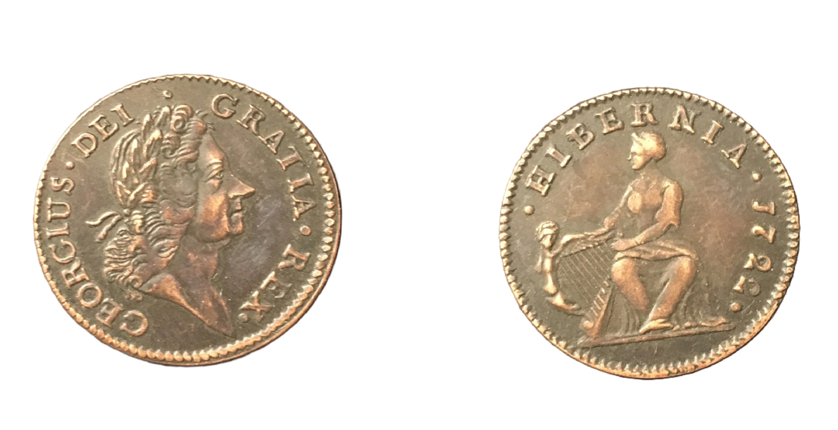 ½ Penny - George I (1722) — Ireland