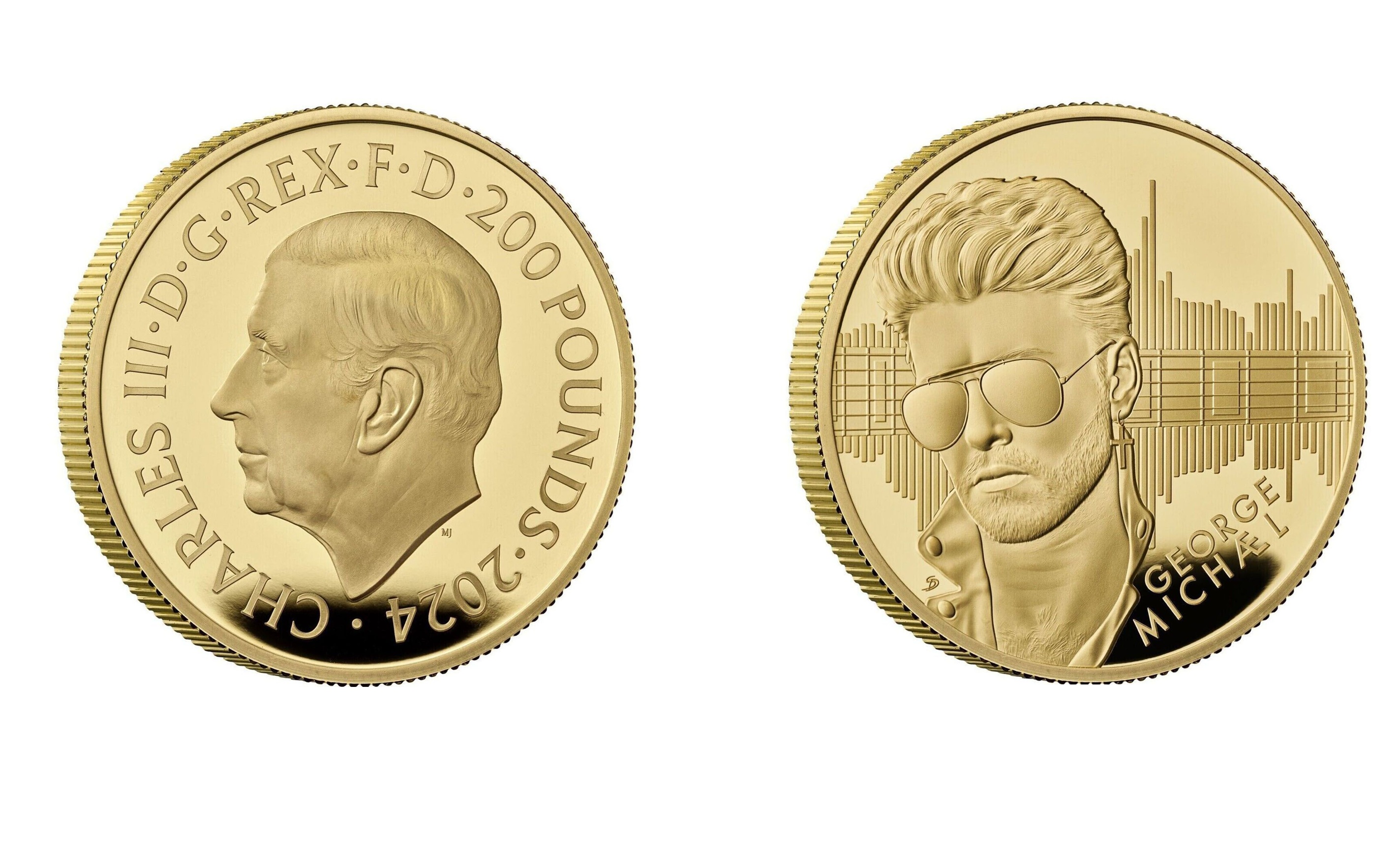 200 Pounds - Charles III George Michael; Gold (2024) — United Kingdom