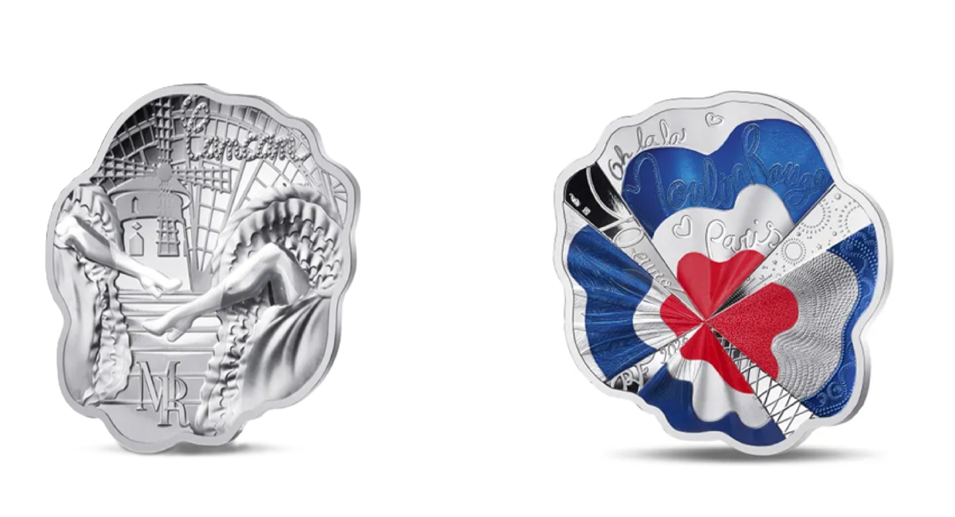 10 Euros Moulin Rouge Silver Coin colorised 2026 (2026) — France