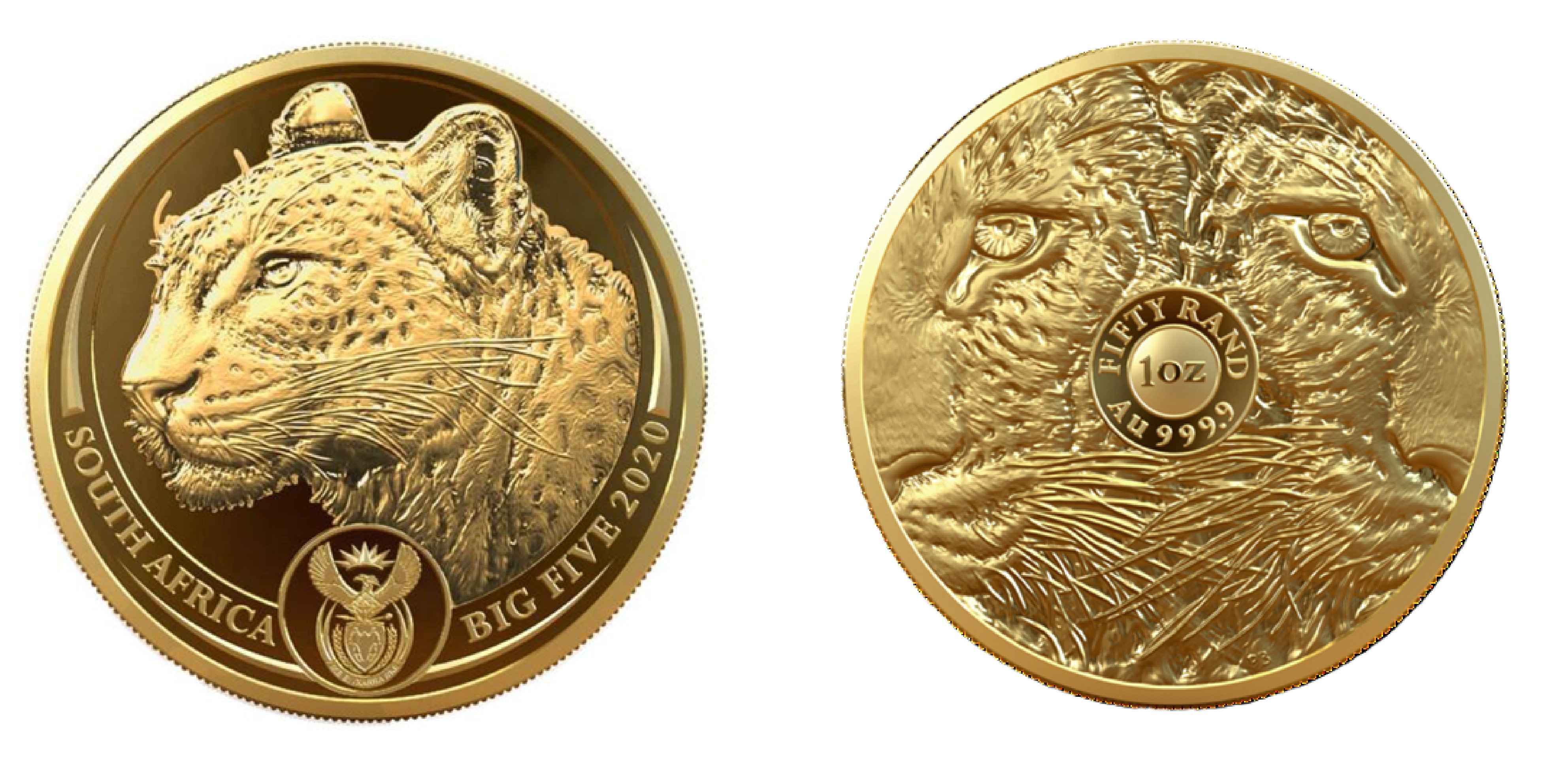 50 Rand The Big Five Series I - Leopard (2020) — South Africa