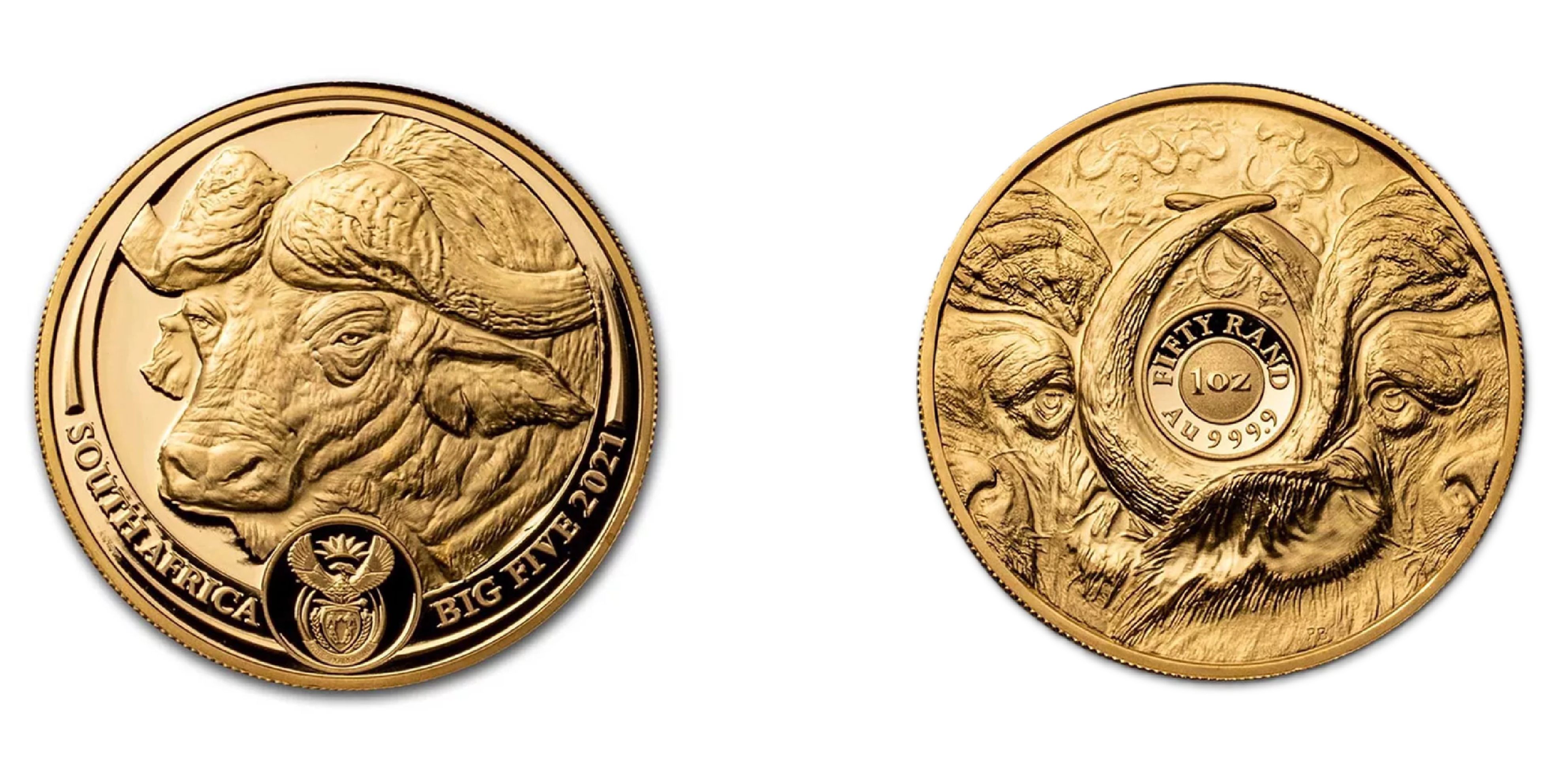 50 Rand The Big Five Series I - Buffalo (2021) — South Africa
