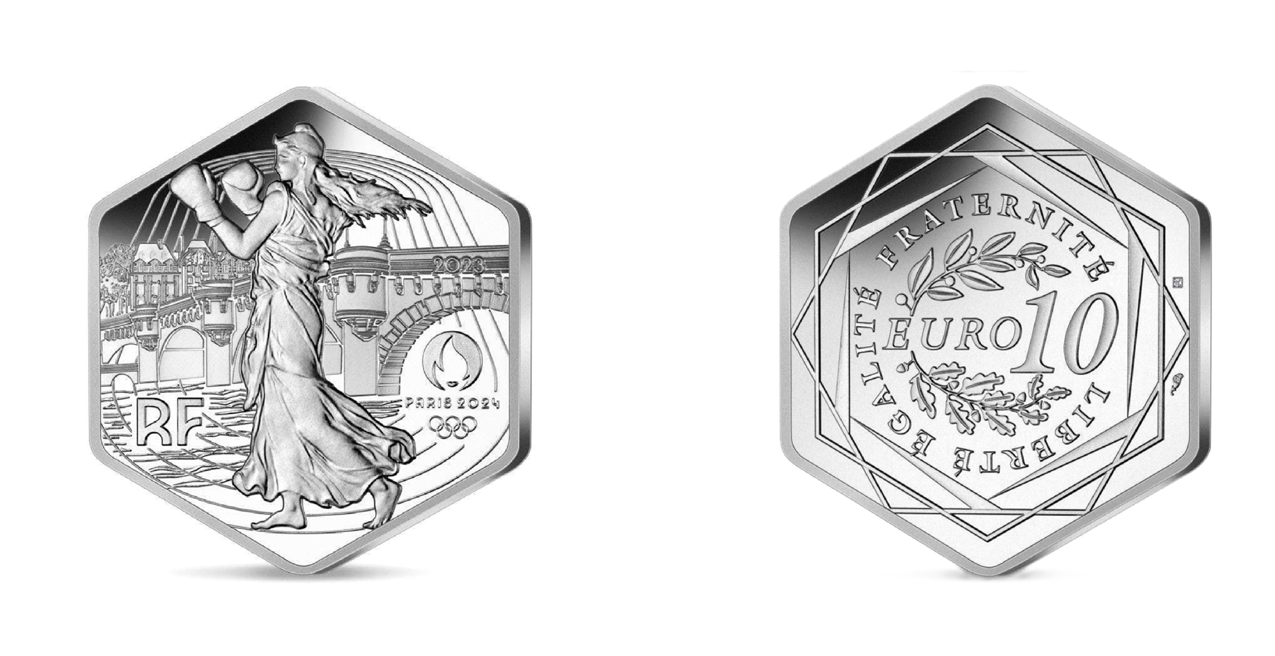 10 Euros Olympic Games Paris 2024 (2024) — France