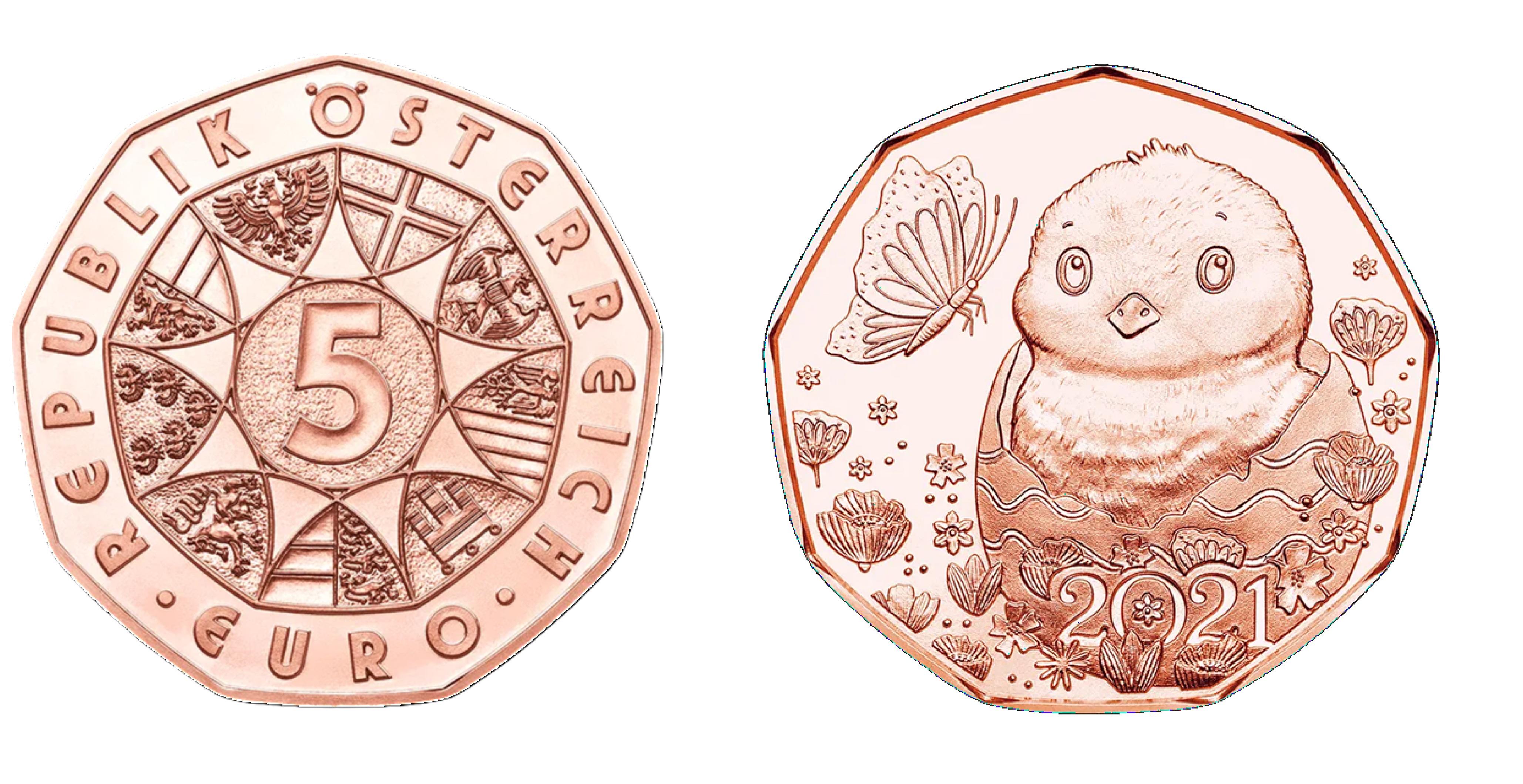 5 Euros Easter coin 2021 (2021) — Austria