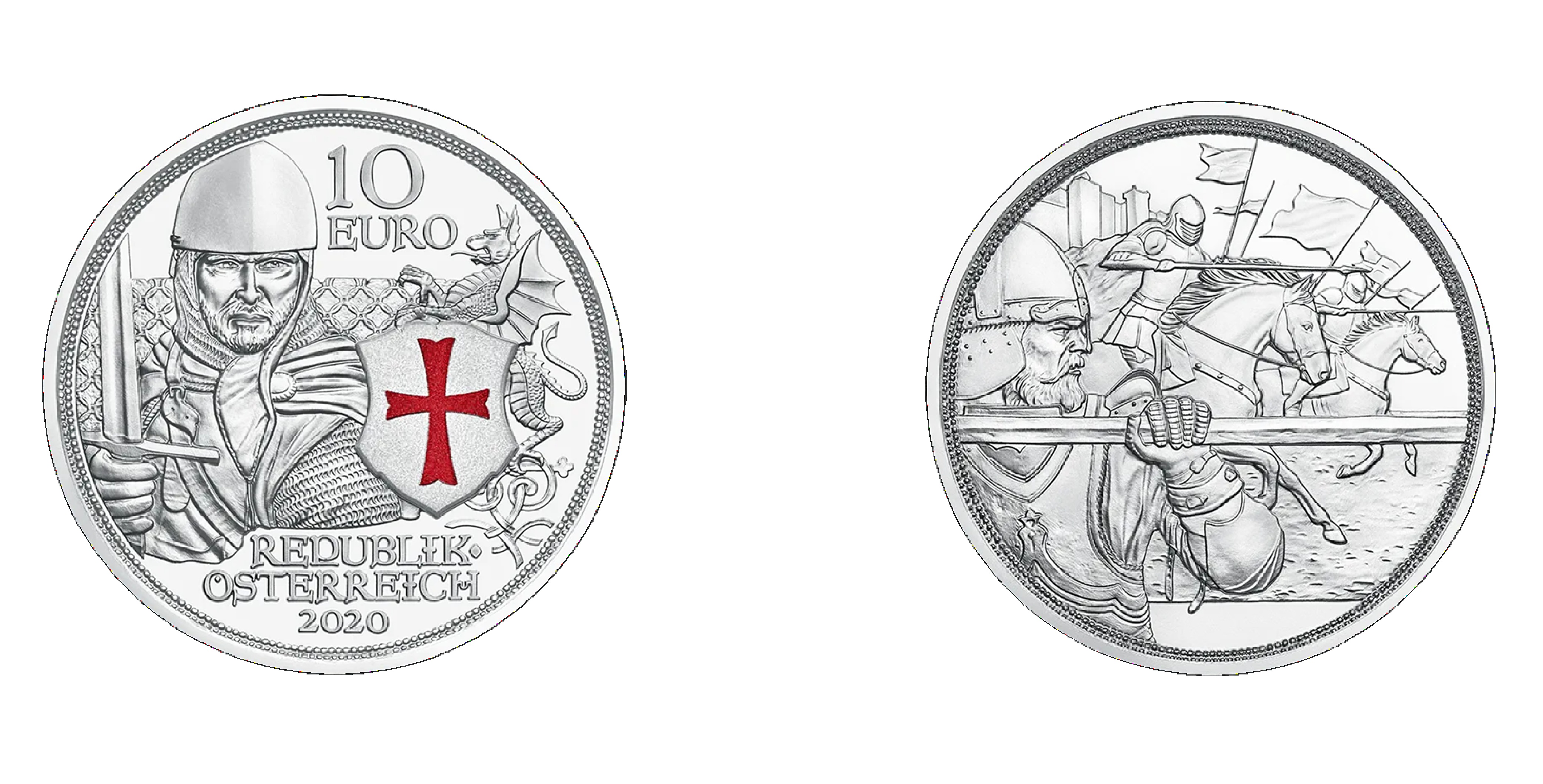 10 Euros Courage; coloured (2020) — Austria