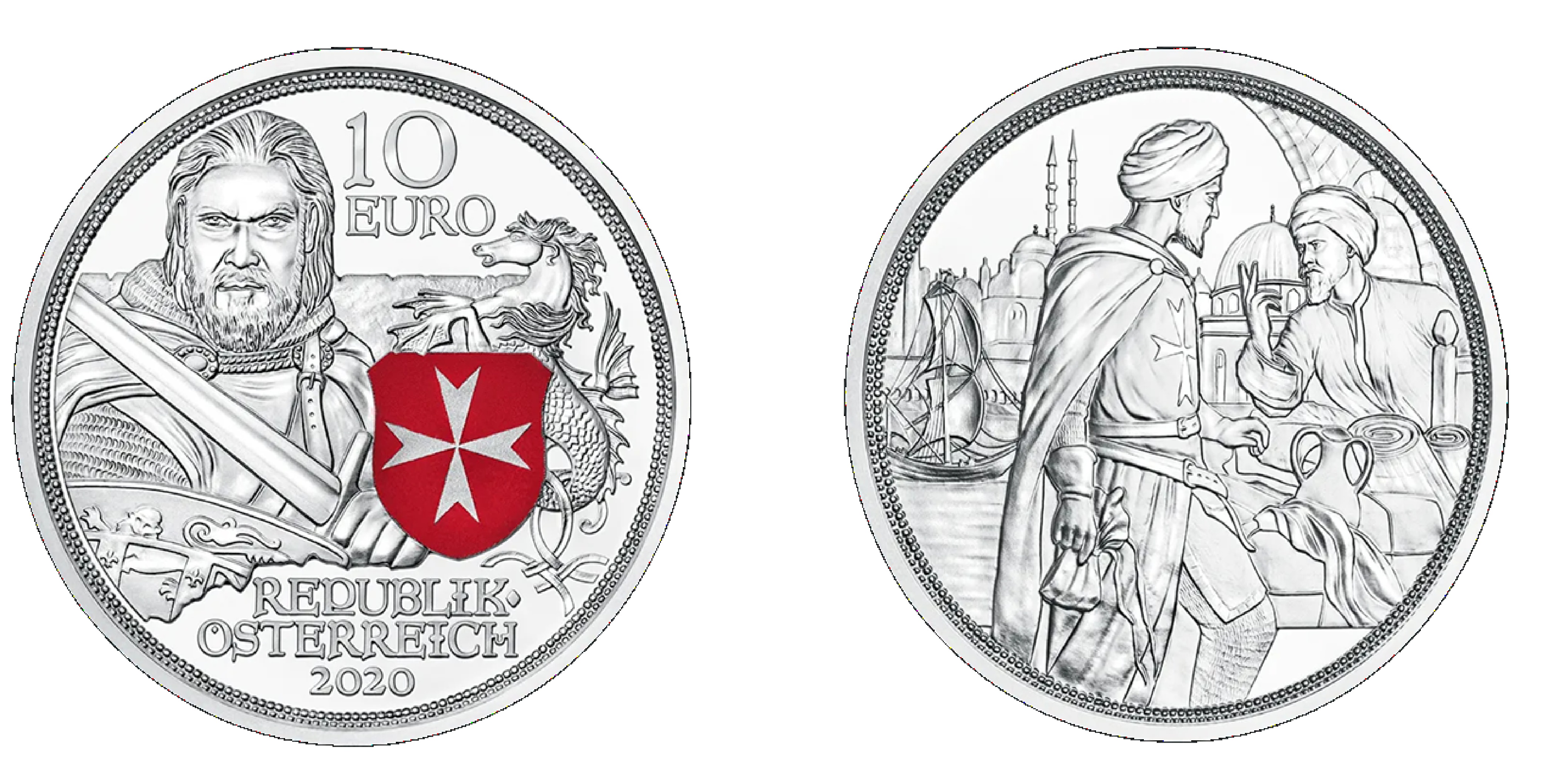 10 Euros Fortitude; coloured (2020) — Austria