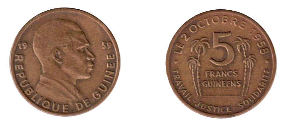 5 Francs Guinéens (1959) — Guinea