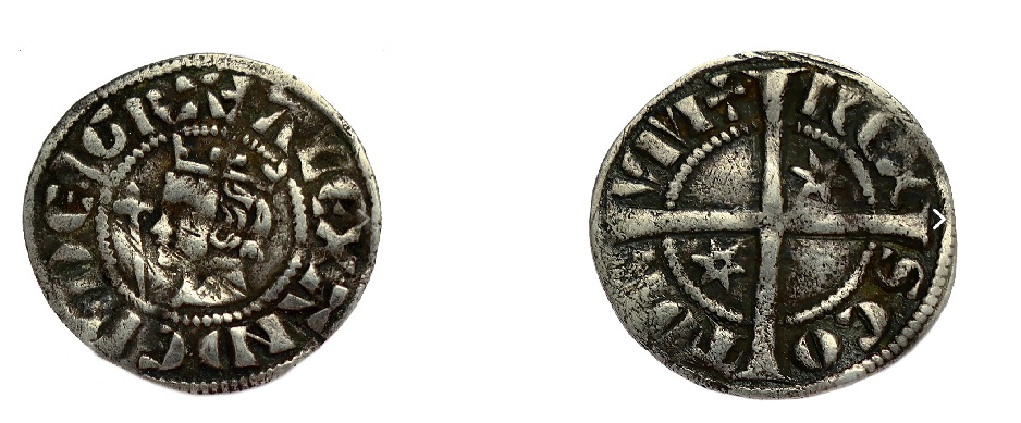½ Penny - Alexander III 2nd Coinage — Scotland