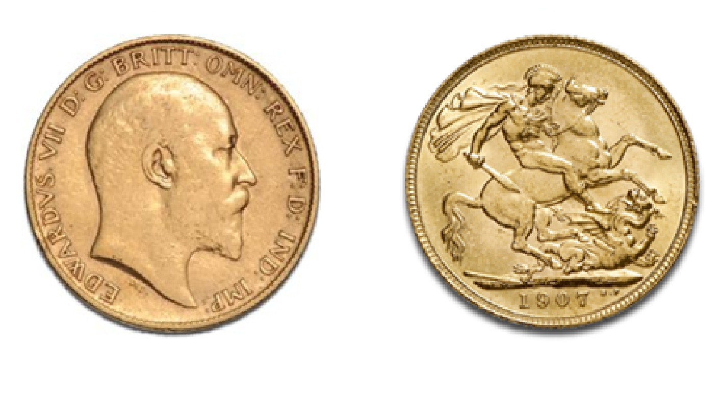 ½ Sovereign - Edward VII (1907) — United Kingdom