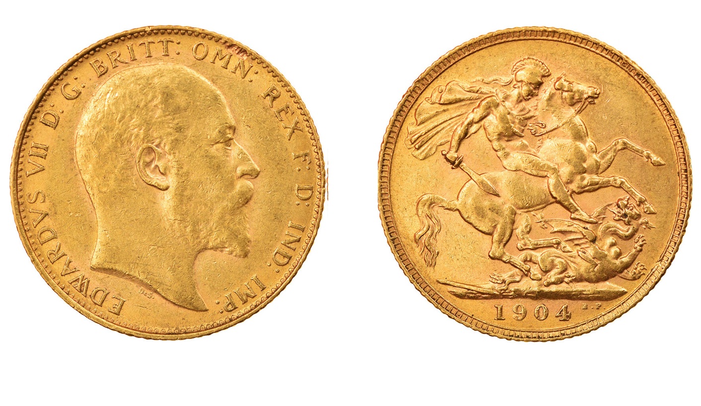 ½ Sovereign - Edward VII (1904) — United Kingdom