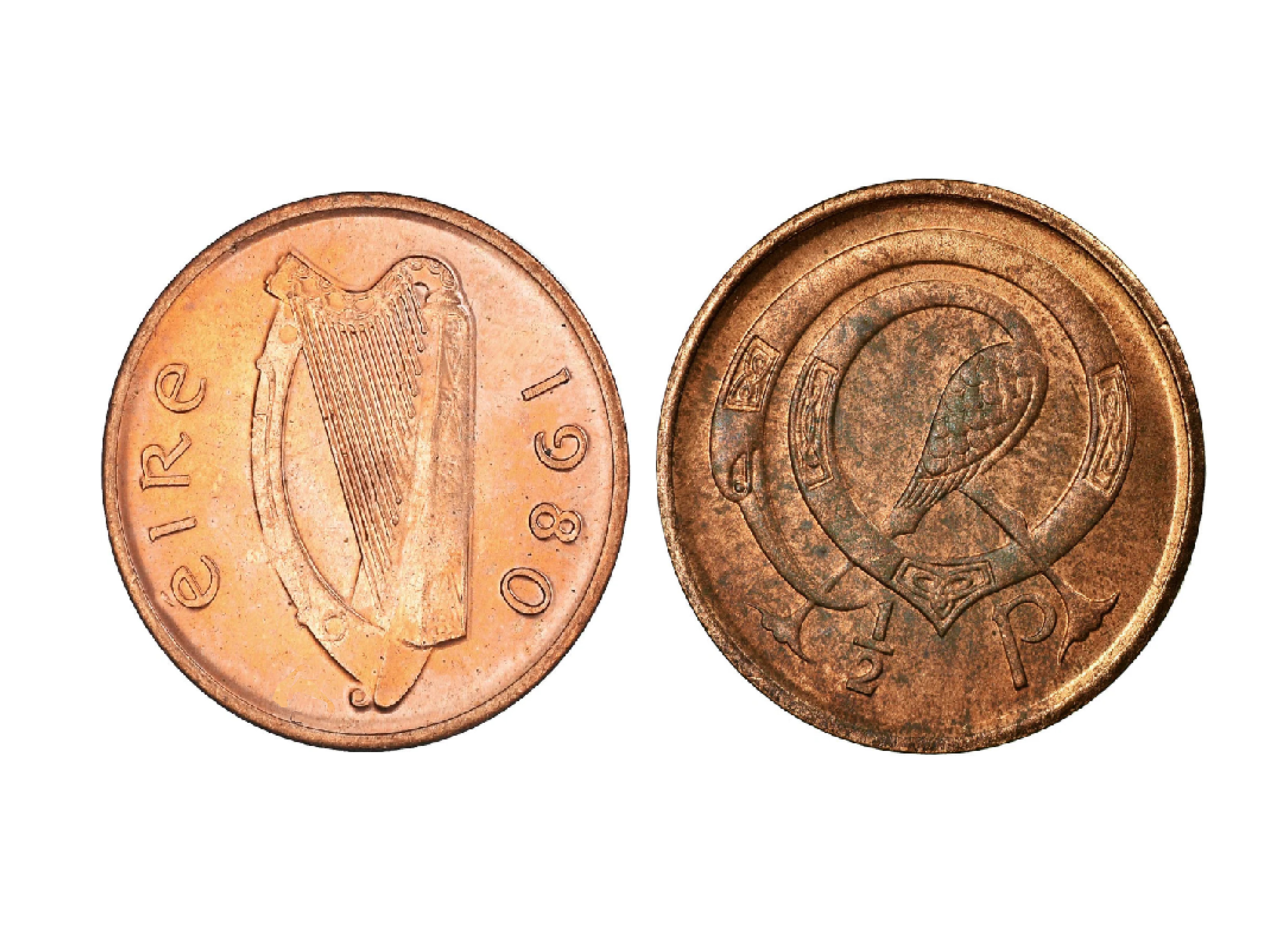 ½ Penny (1980) — Ireland