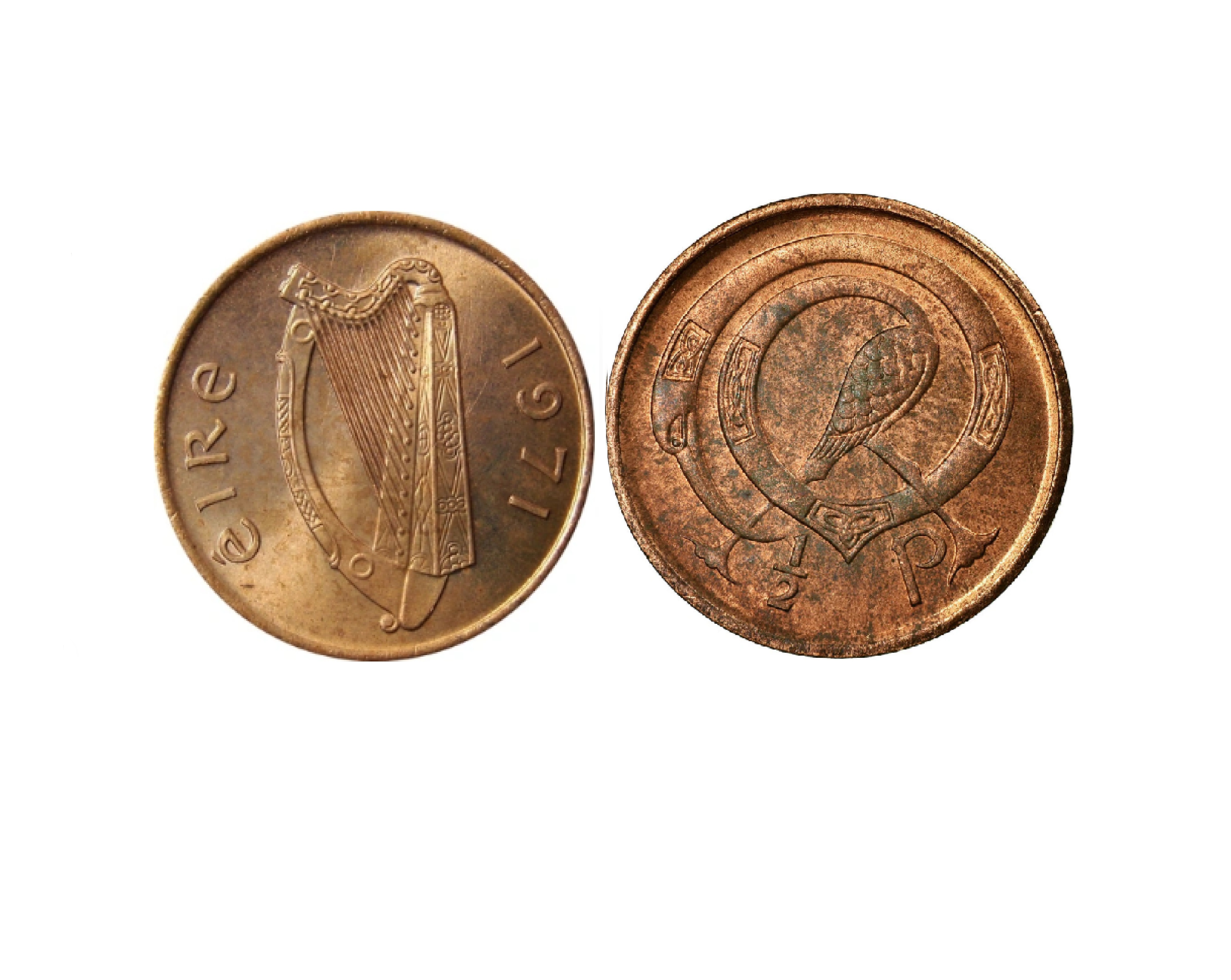 ½ Penny (1971) — Ireland
