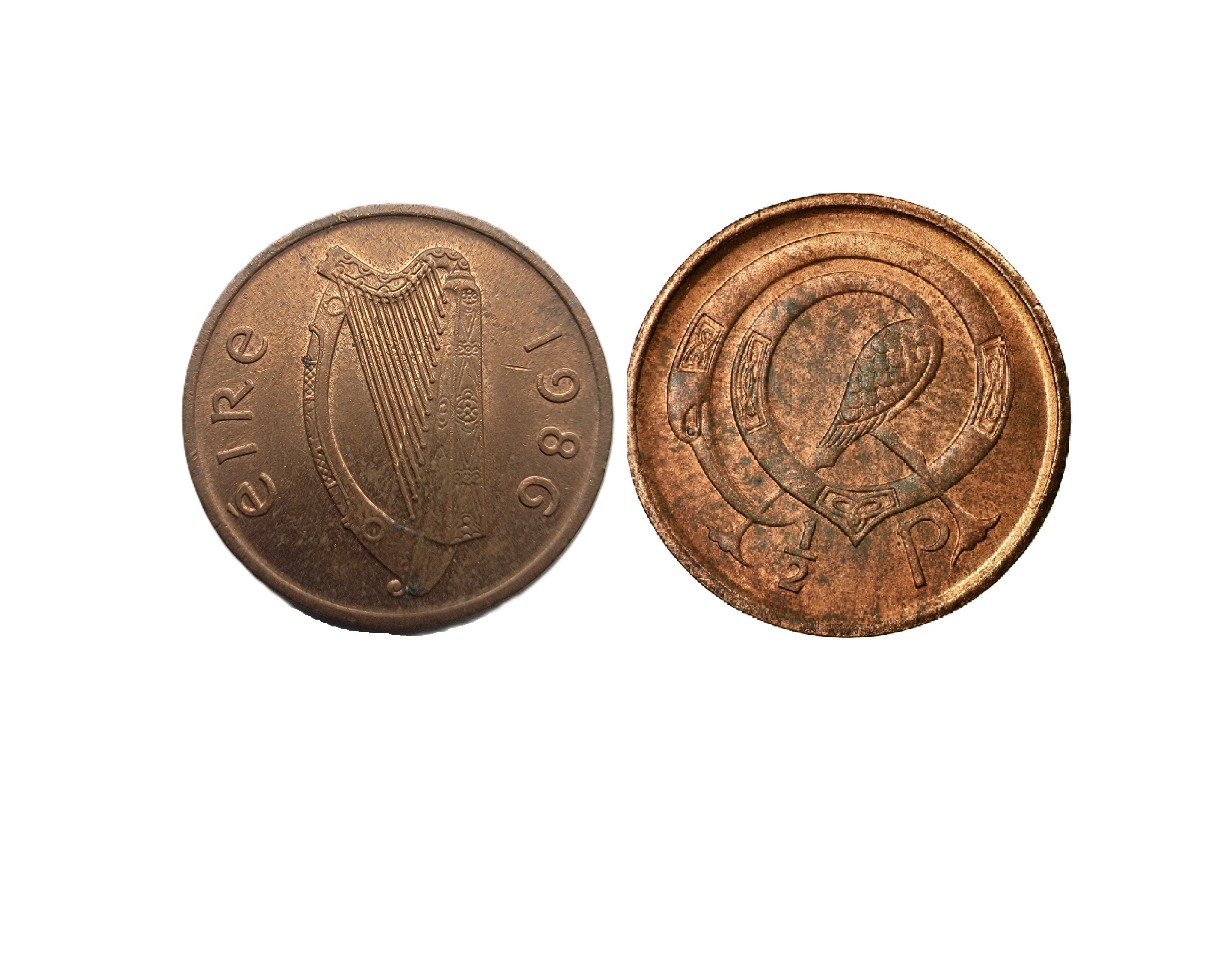 ½ Penny (1986) — Ireland