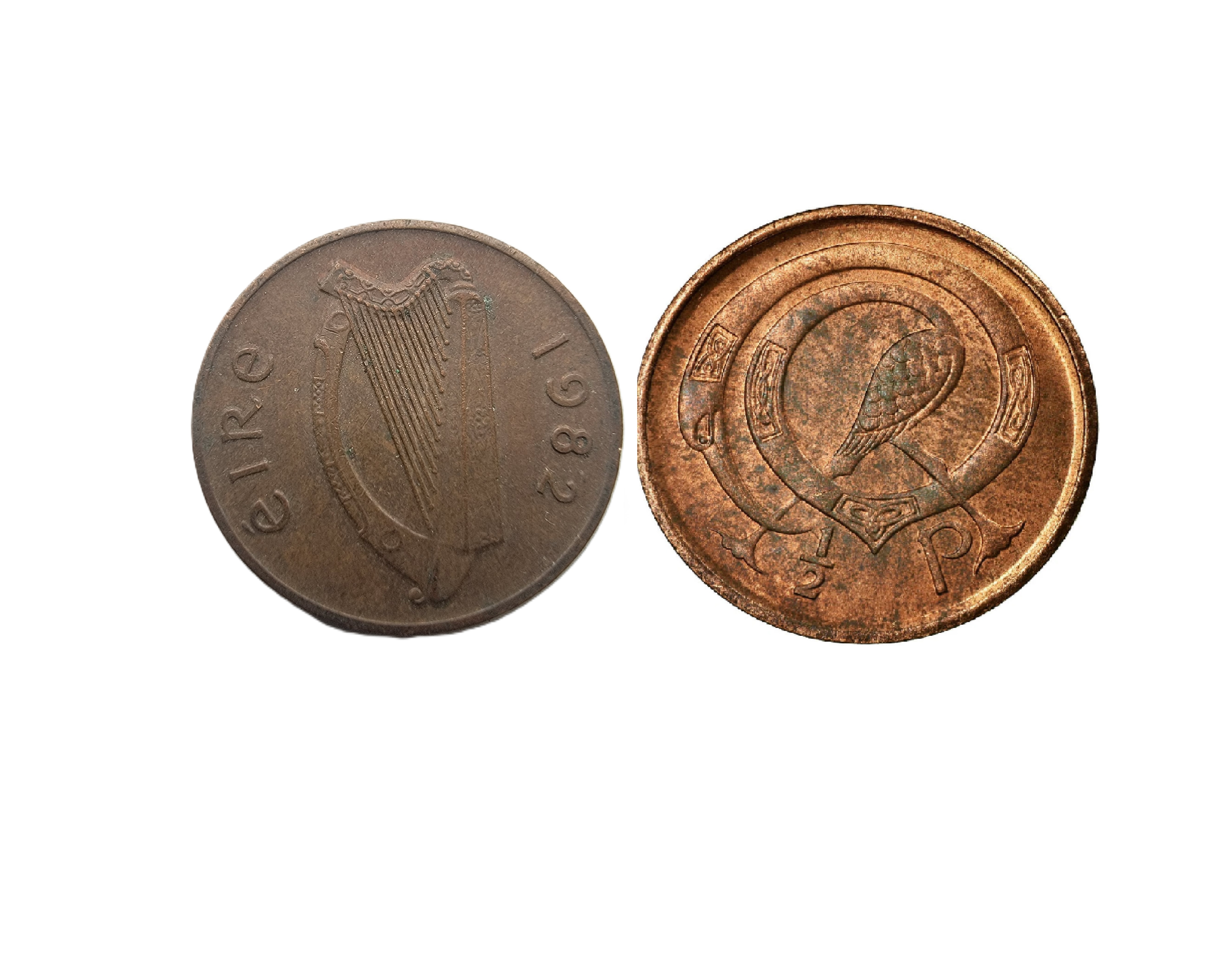 ½ Penny (1982) — Ireland