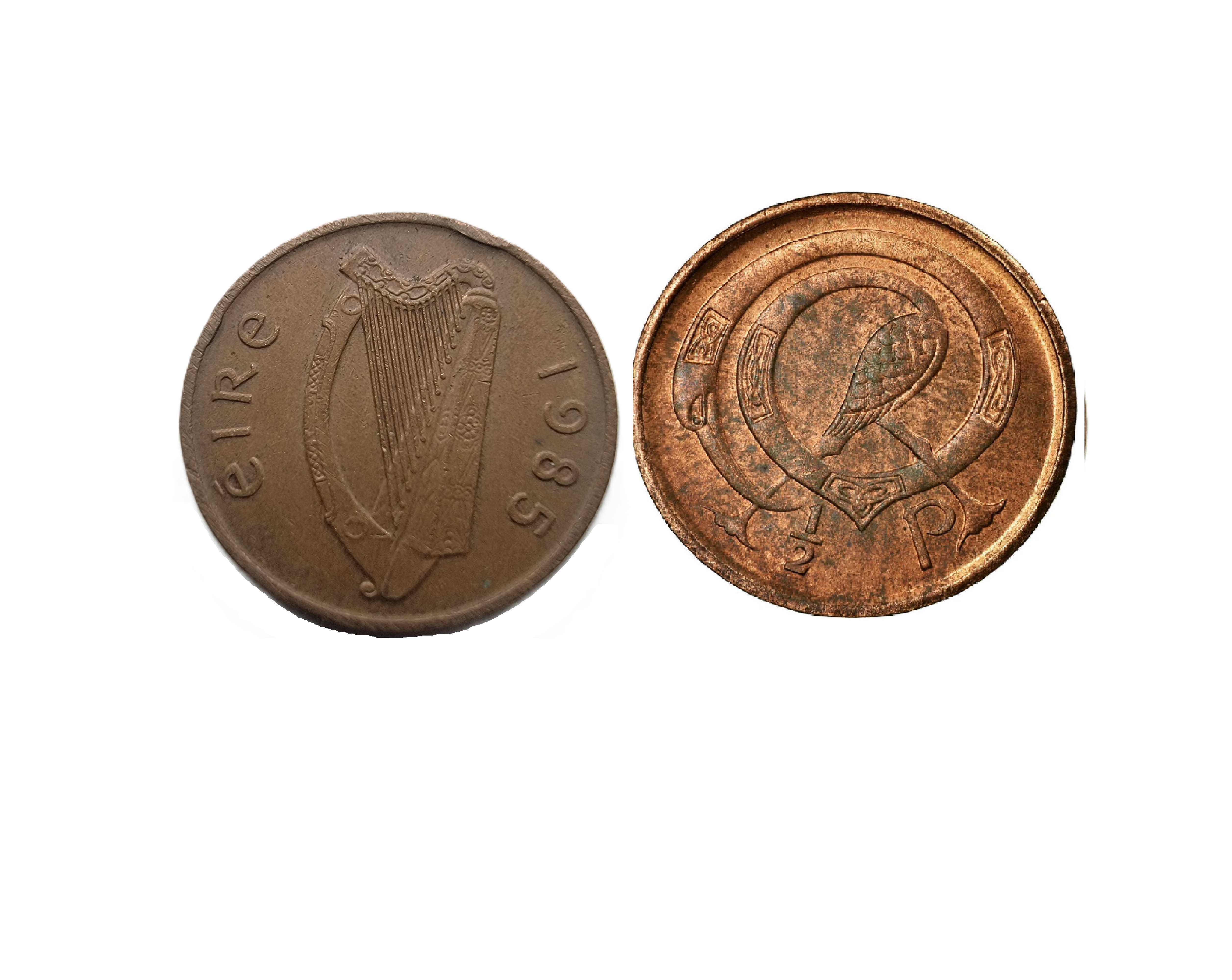 ½ Penny (1985) — Ireland