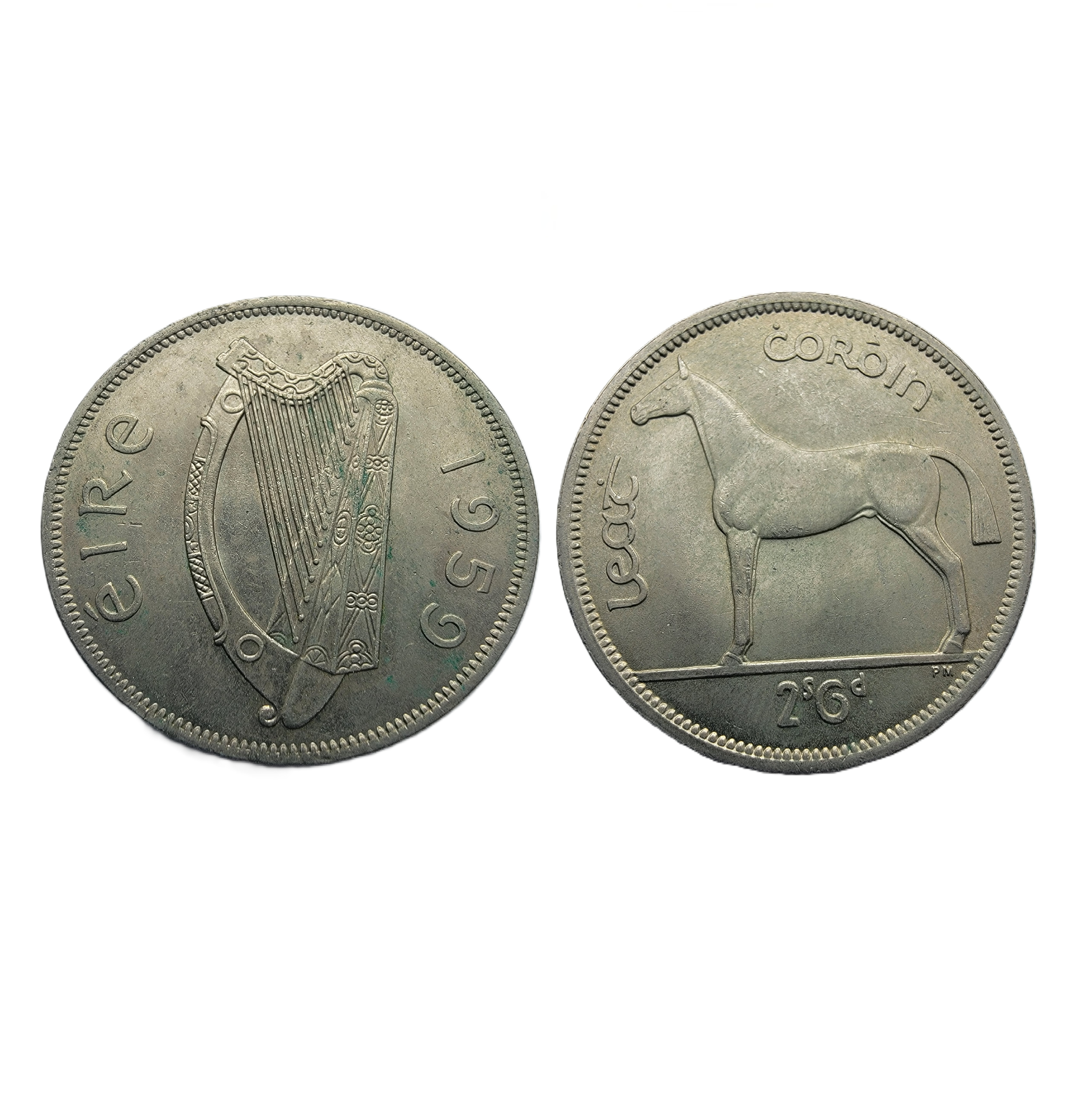 ½ Crown = 2 Shillings 6 Pence (1959) — Ireland
