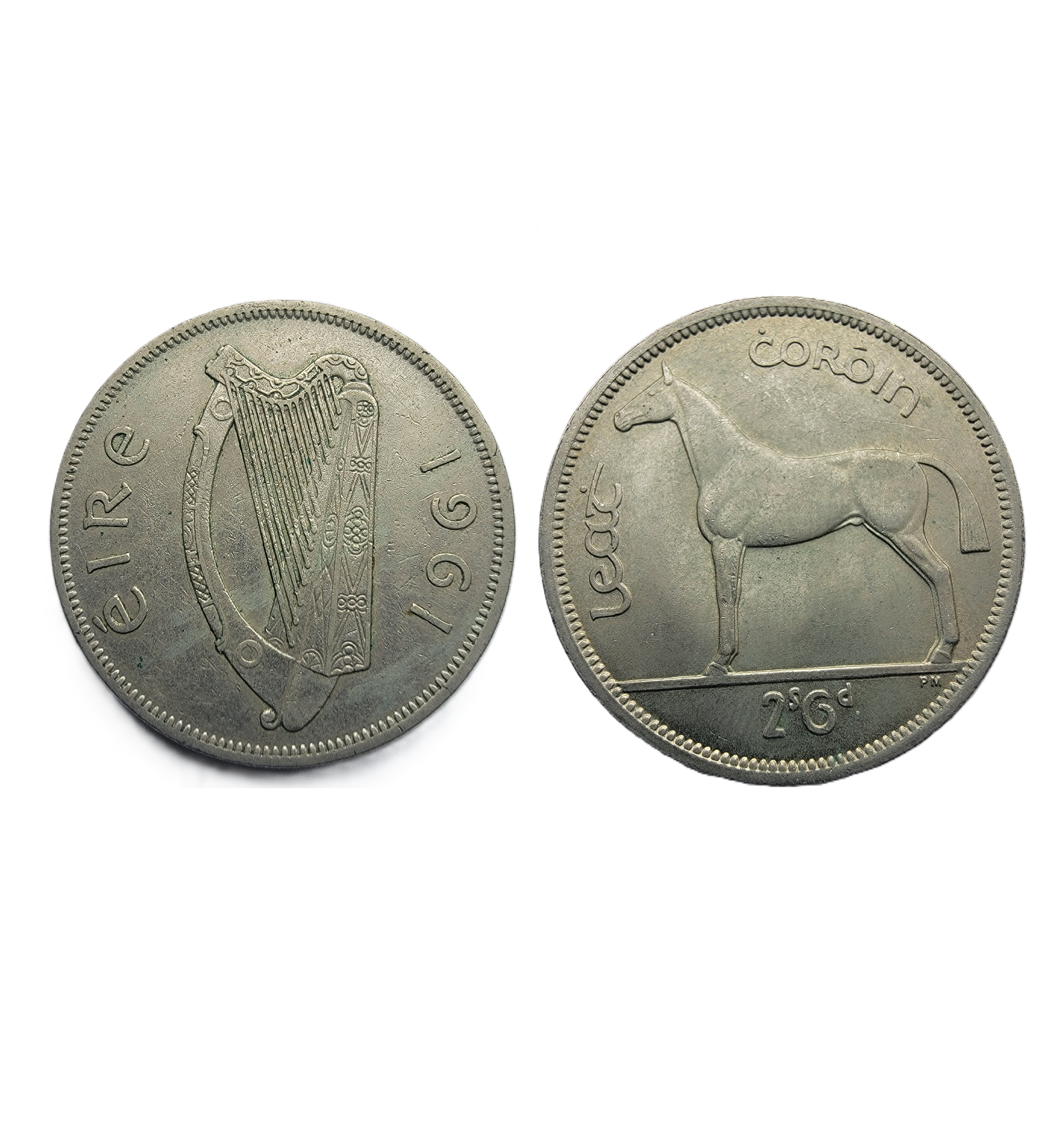 ½ Crown = 2 Shillings 6 Pence (1961) — Ireland