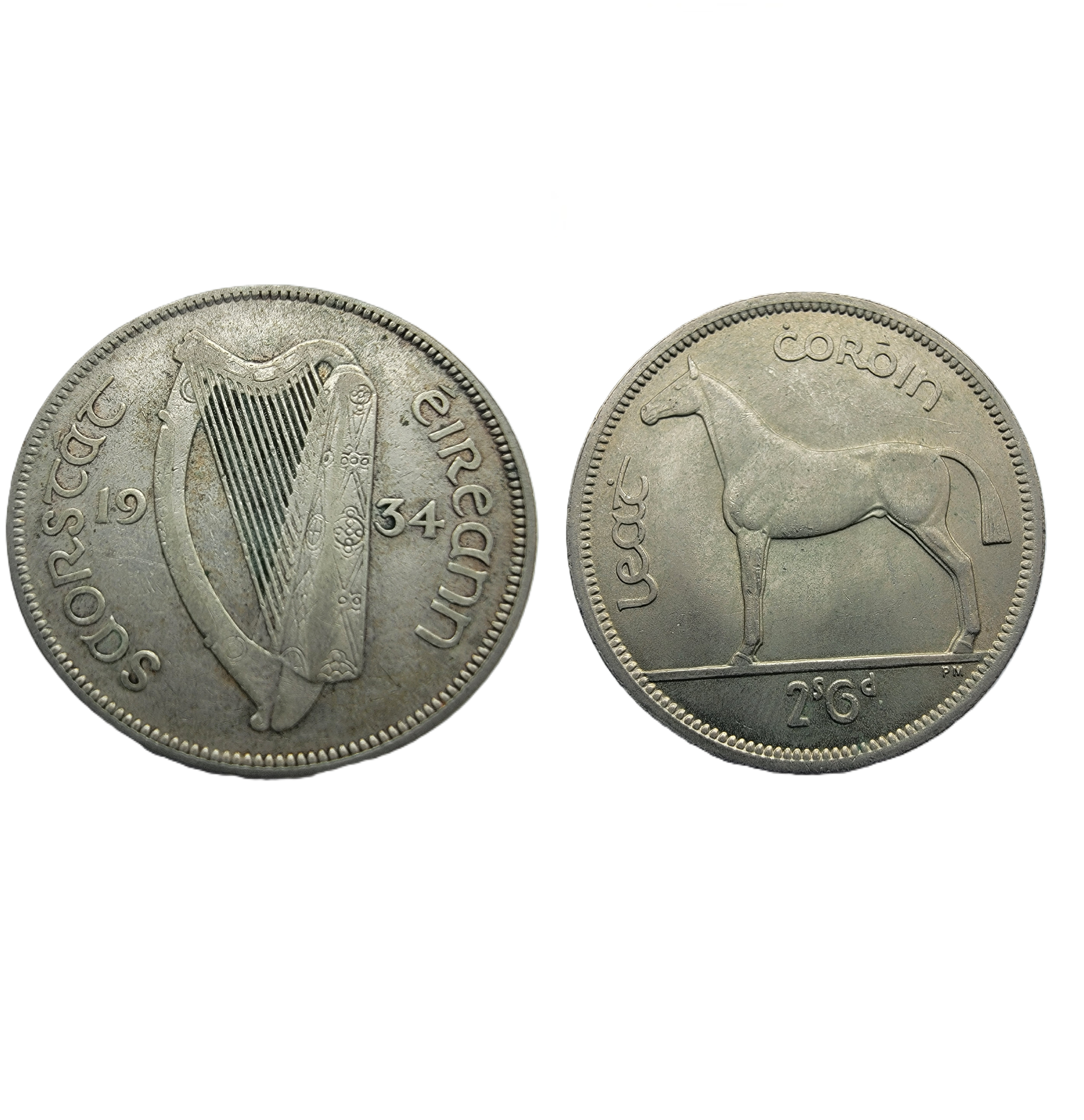 ½ Crown = 2 Shillings 6 Pence (1934) — Ireland