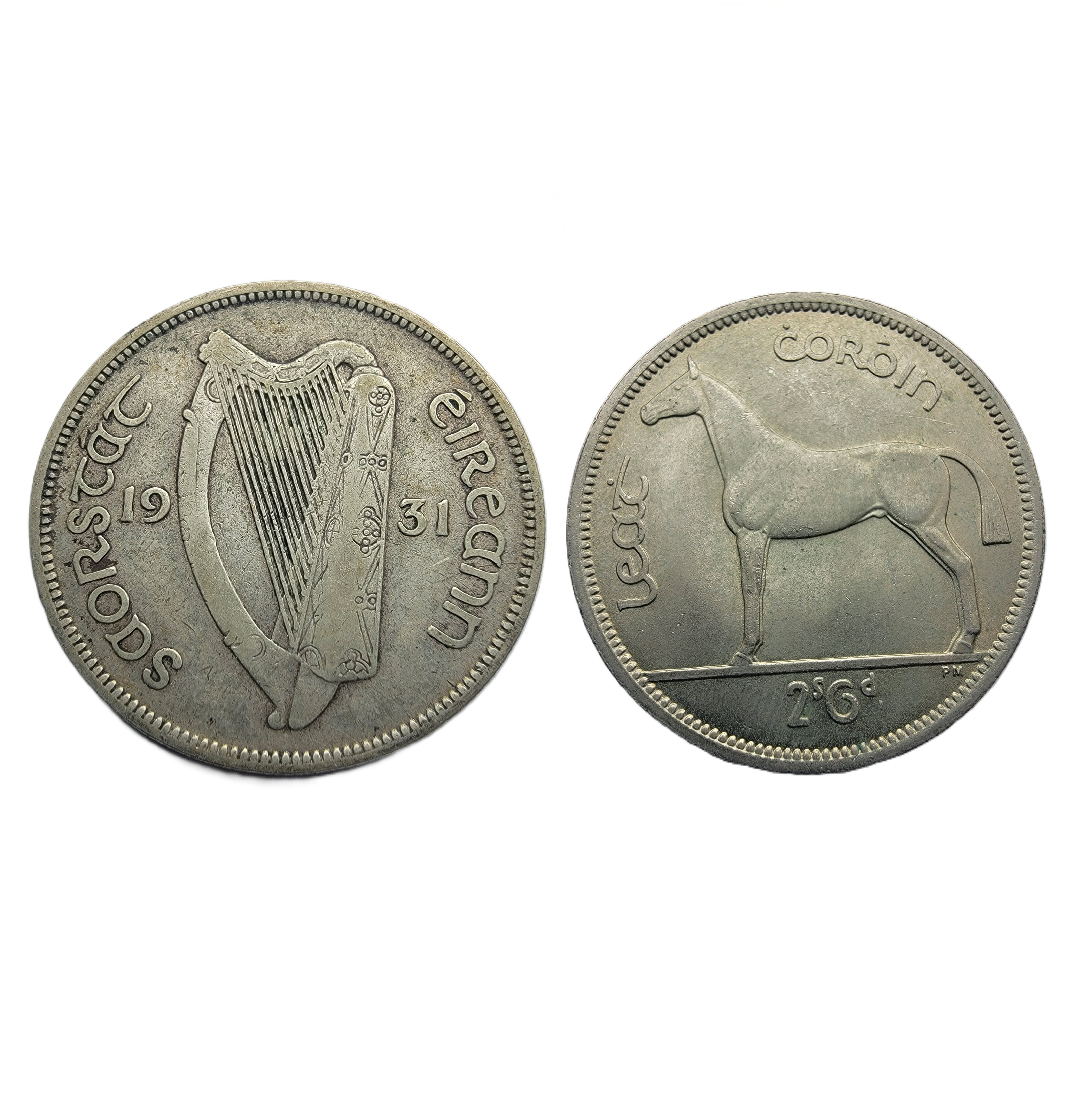 ½ Crown = 2 Shillings 6 Pence (1931) — Ireland