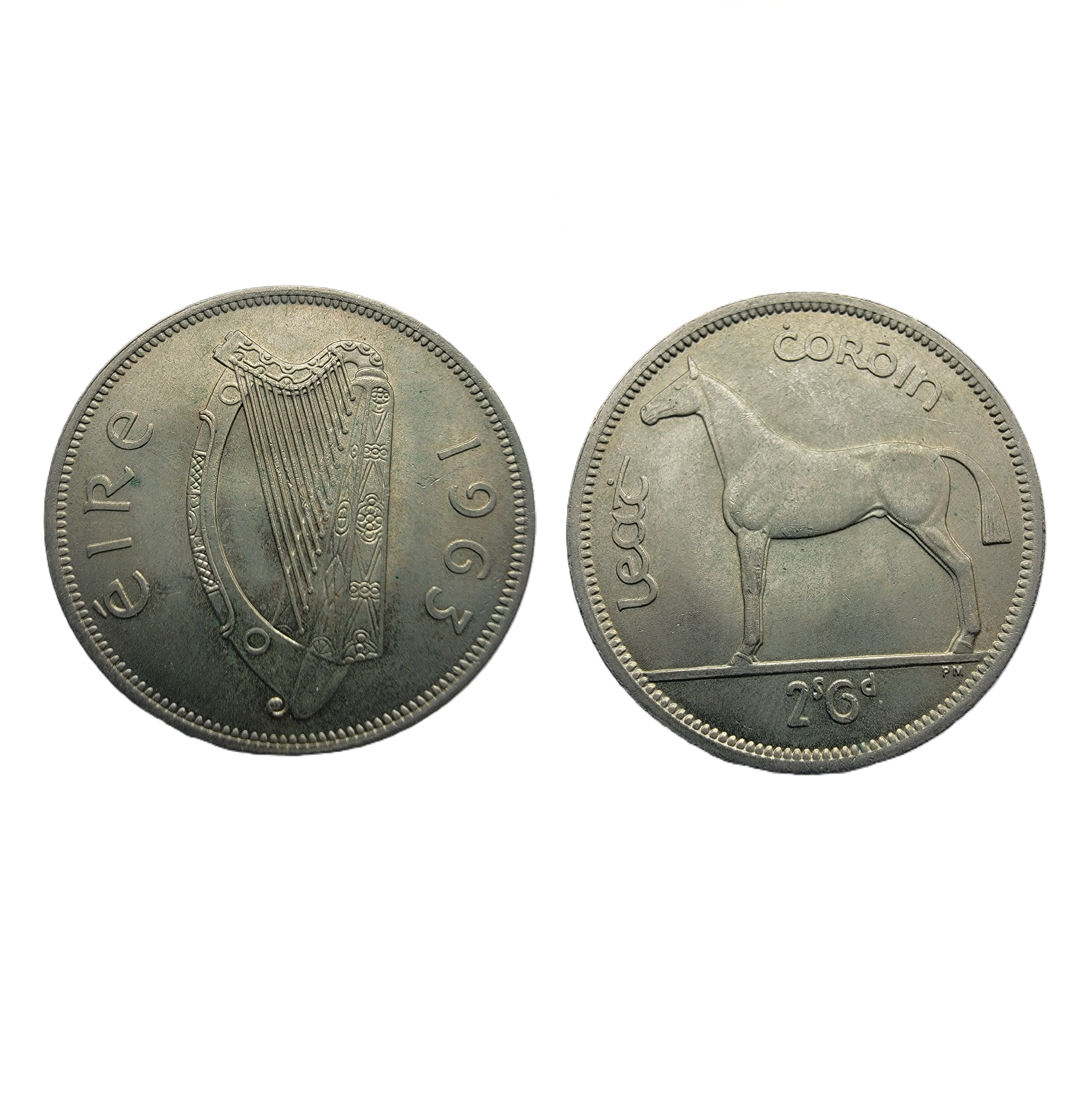 ½ Crown = 2 Shillings 6 Pence (1963) — Ireland