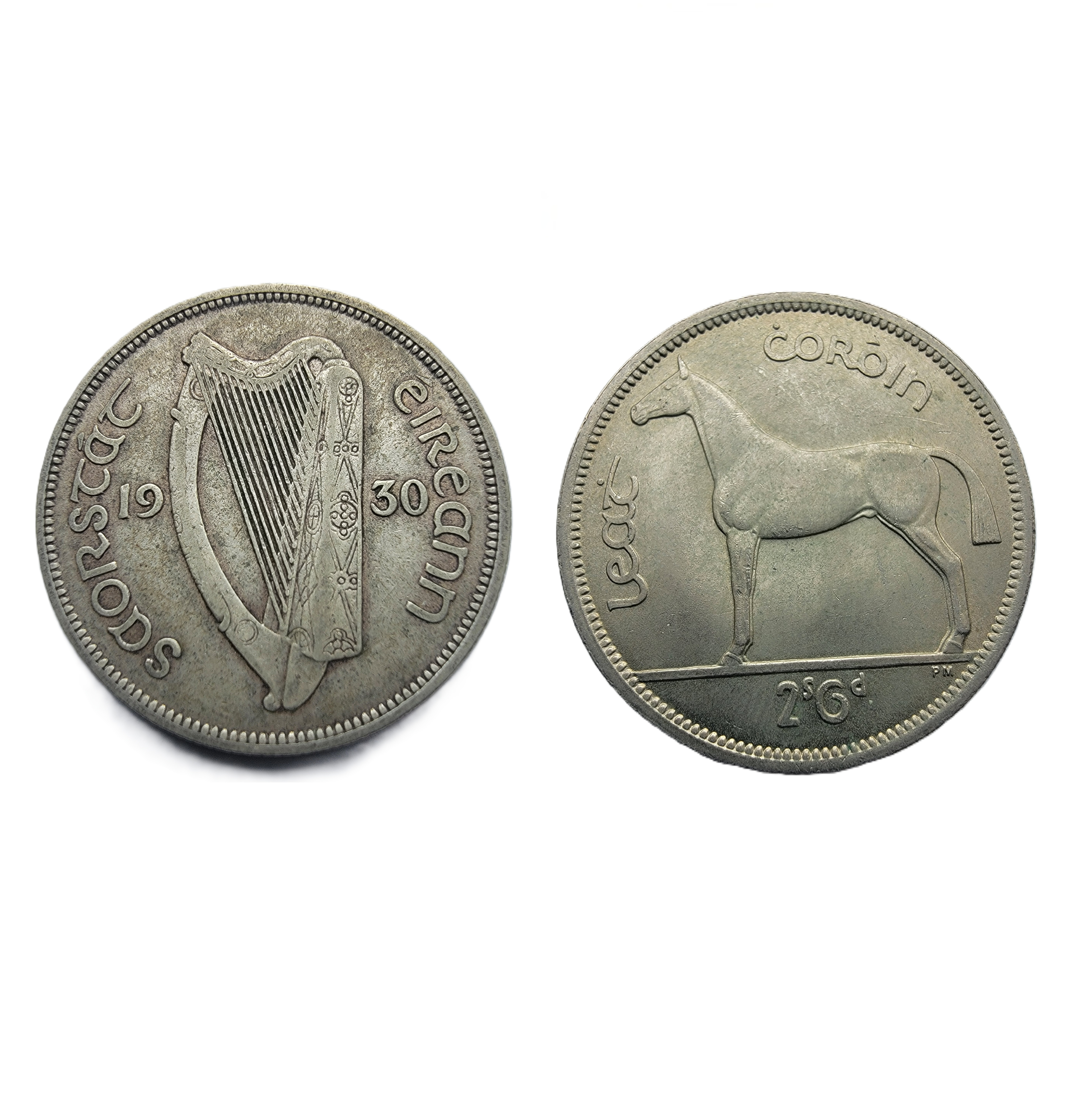 ½ Crown = 2 Shillings 6 Pence (1930) — Ireland
