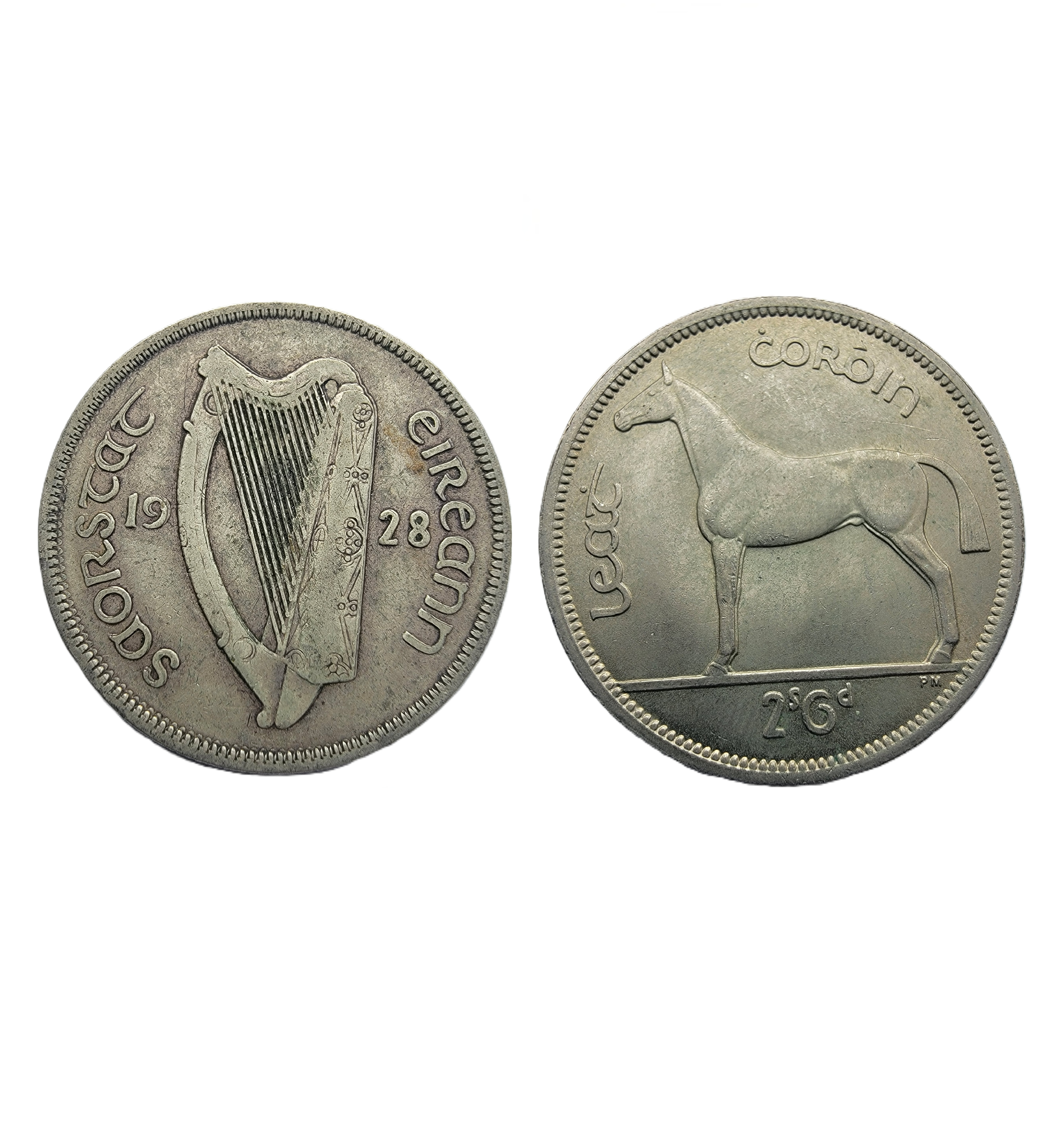 ½ Crown = 2 Shillings 6 Pence (1928) — Ireland