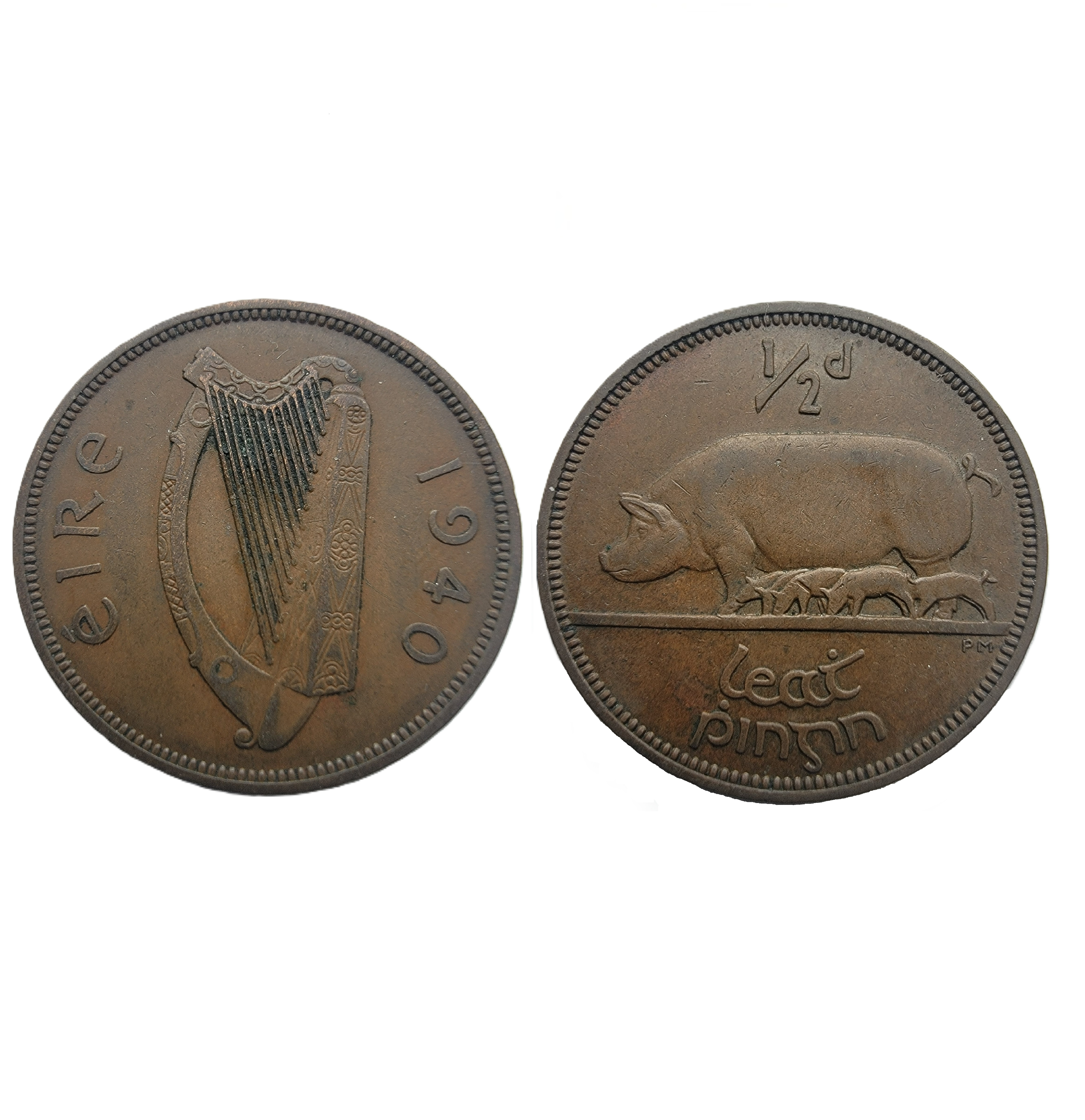½ Penny (1940) — Ireland