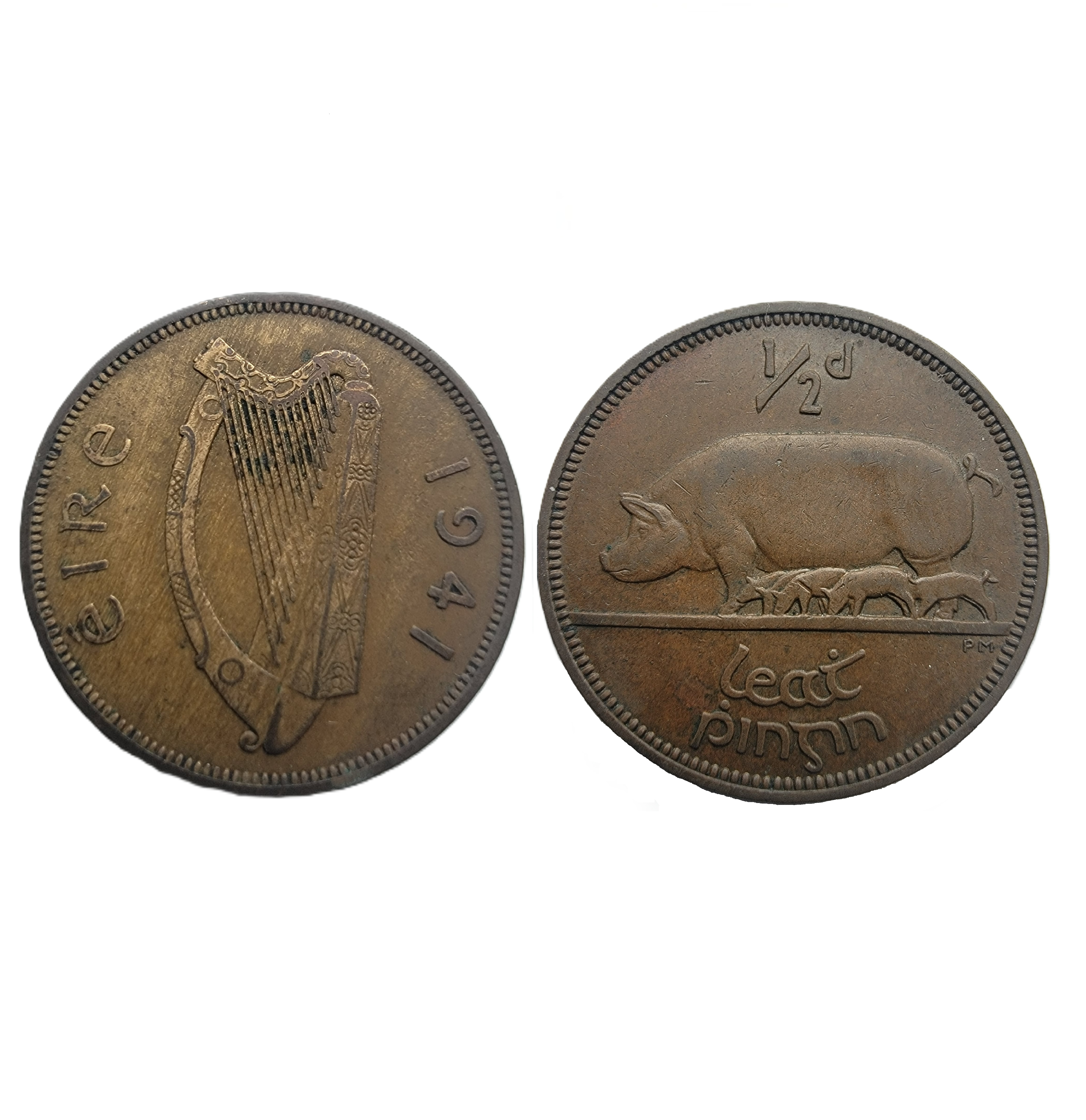 ½ Penny (1941) — Ireland