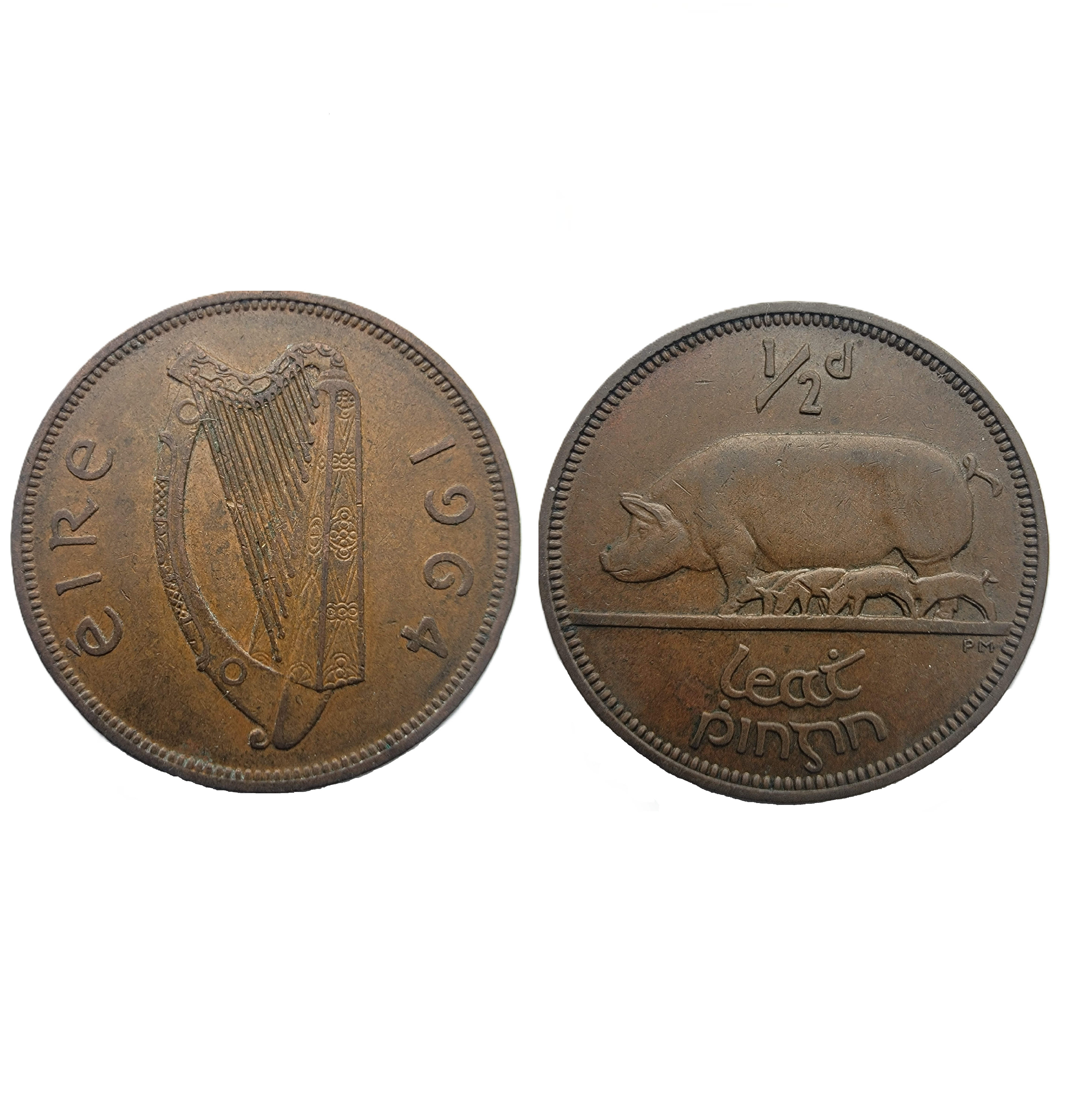 ½ Penny (1964) — Ireland