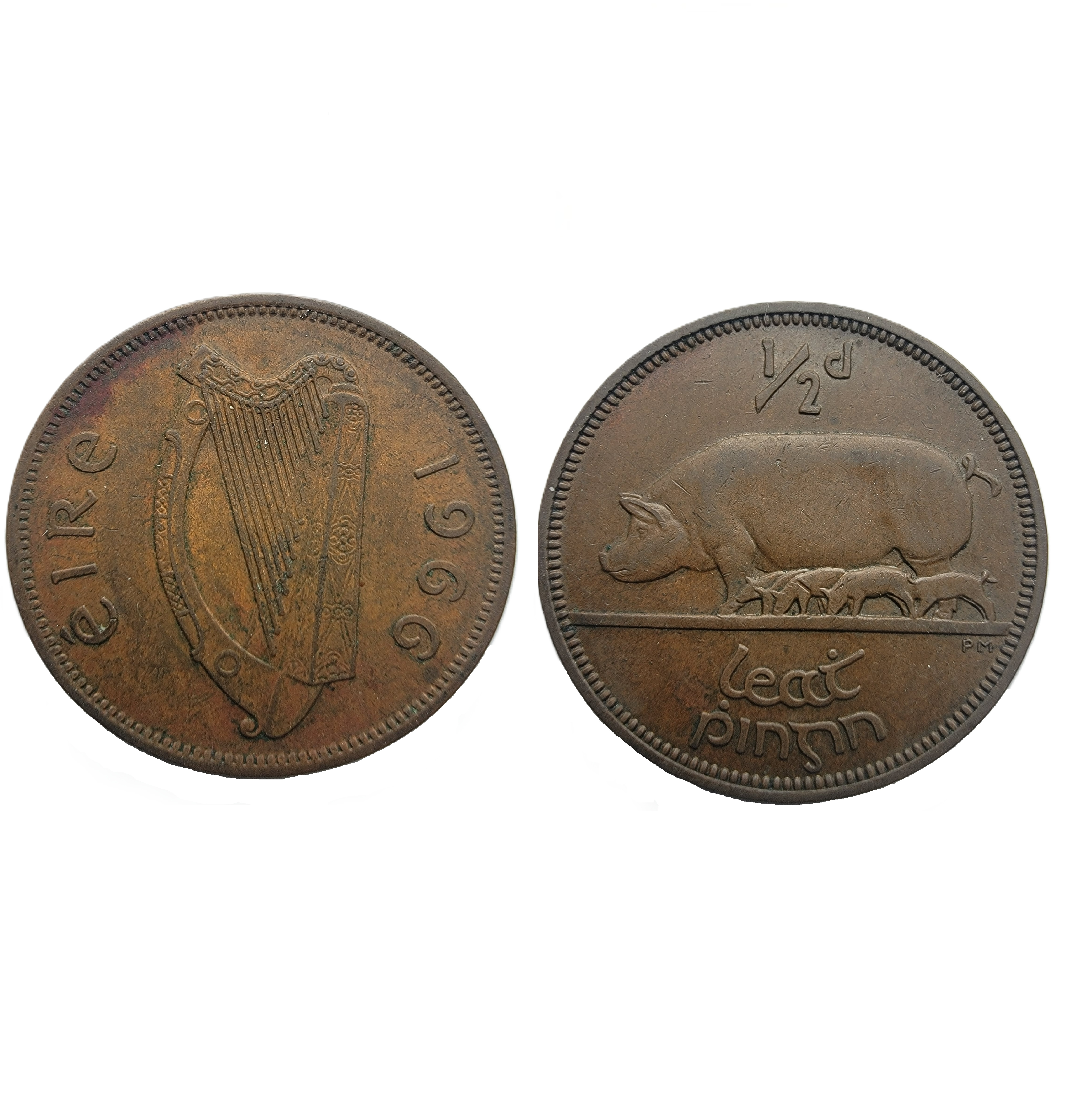 ½ Penny (1966) — Ireland