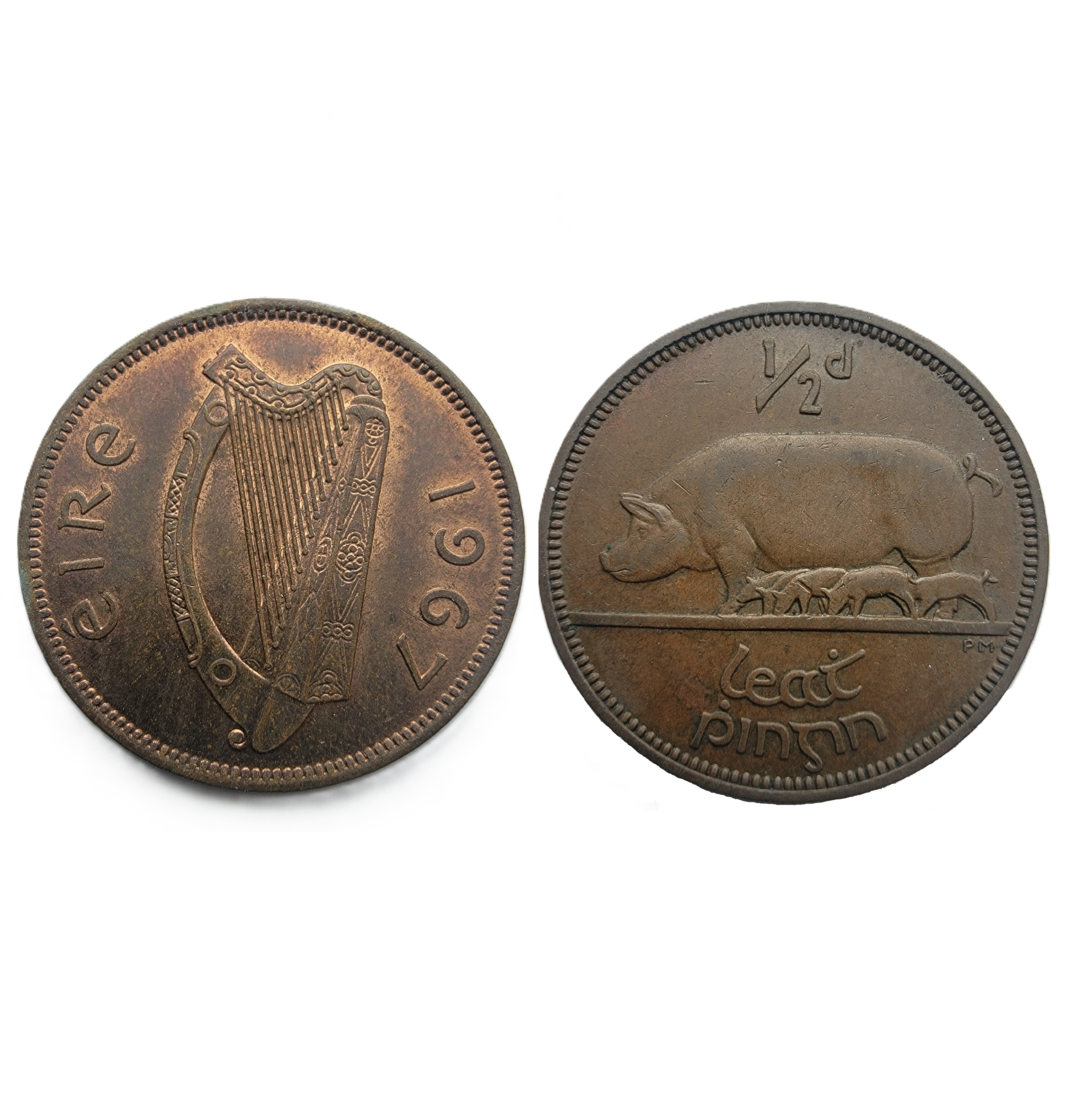 ½ Penny (1967) — Ireland